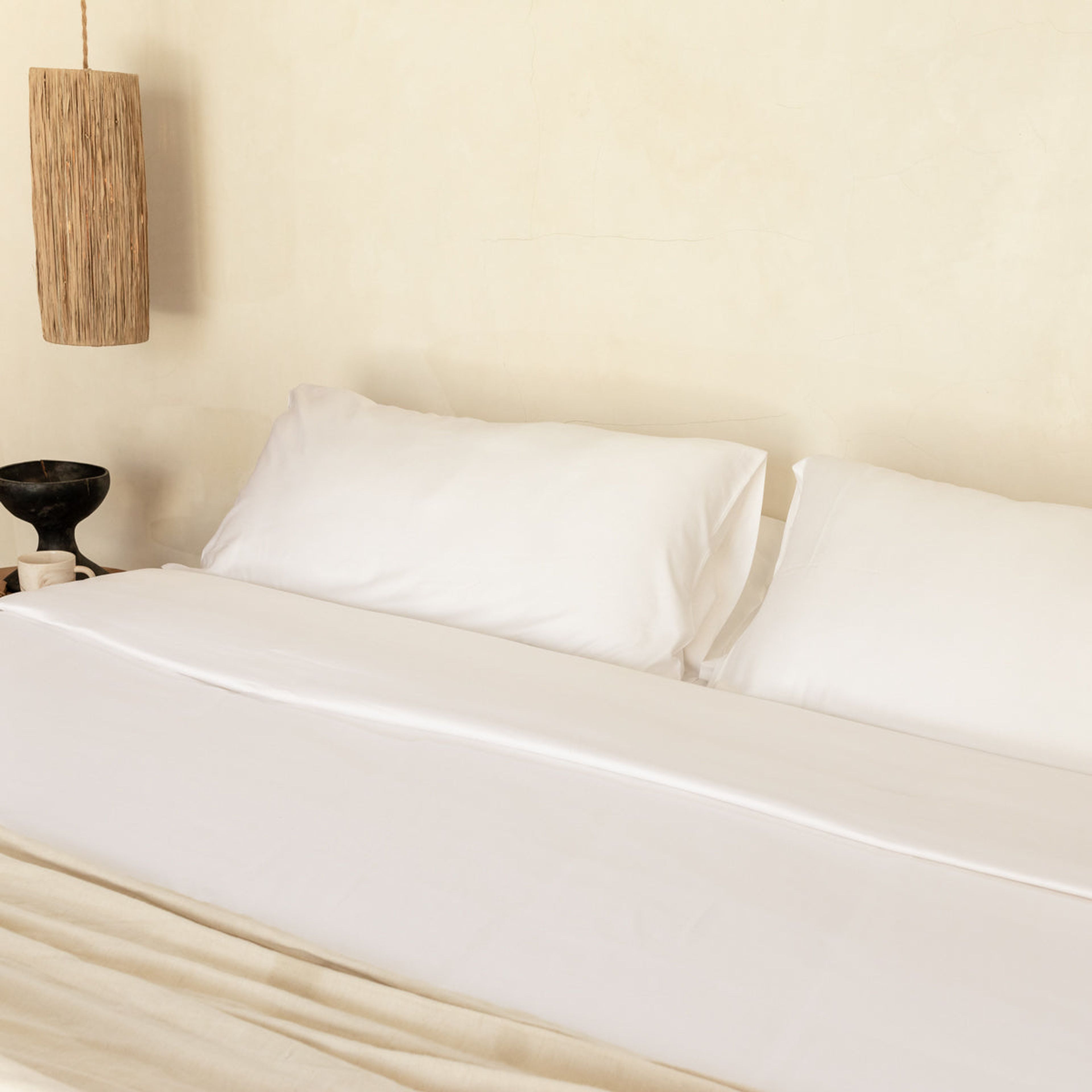 Organic Bamboo Sateen Bed Sheet Set