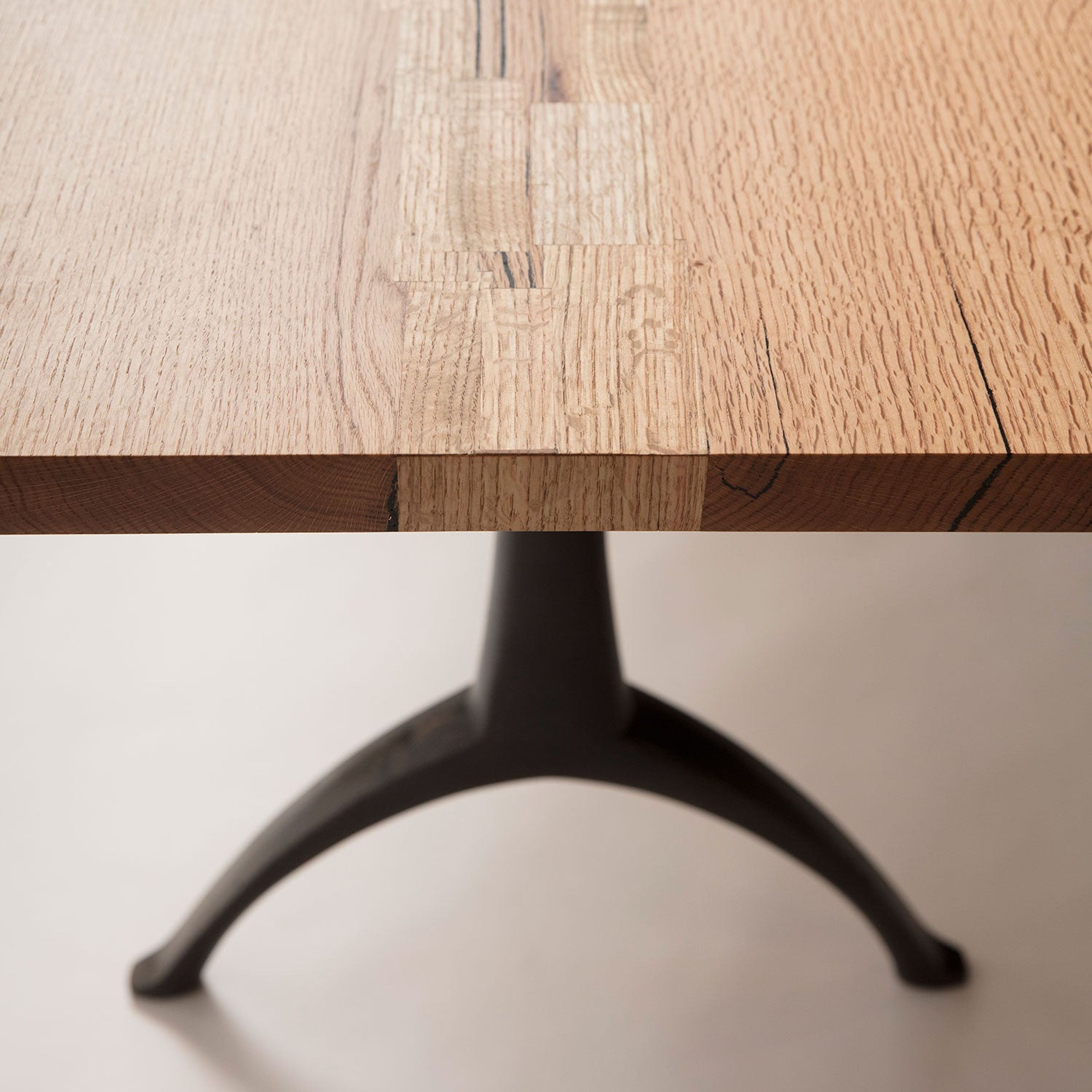 Modern Live Edge Wood Dining Table | Legacy Base Pedestal Table