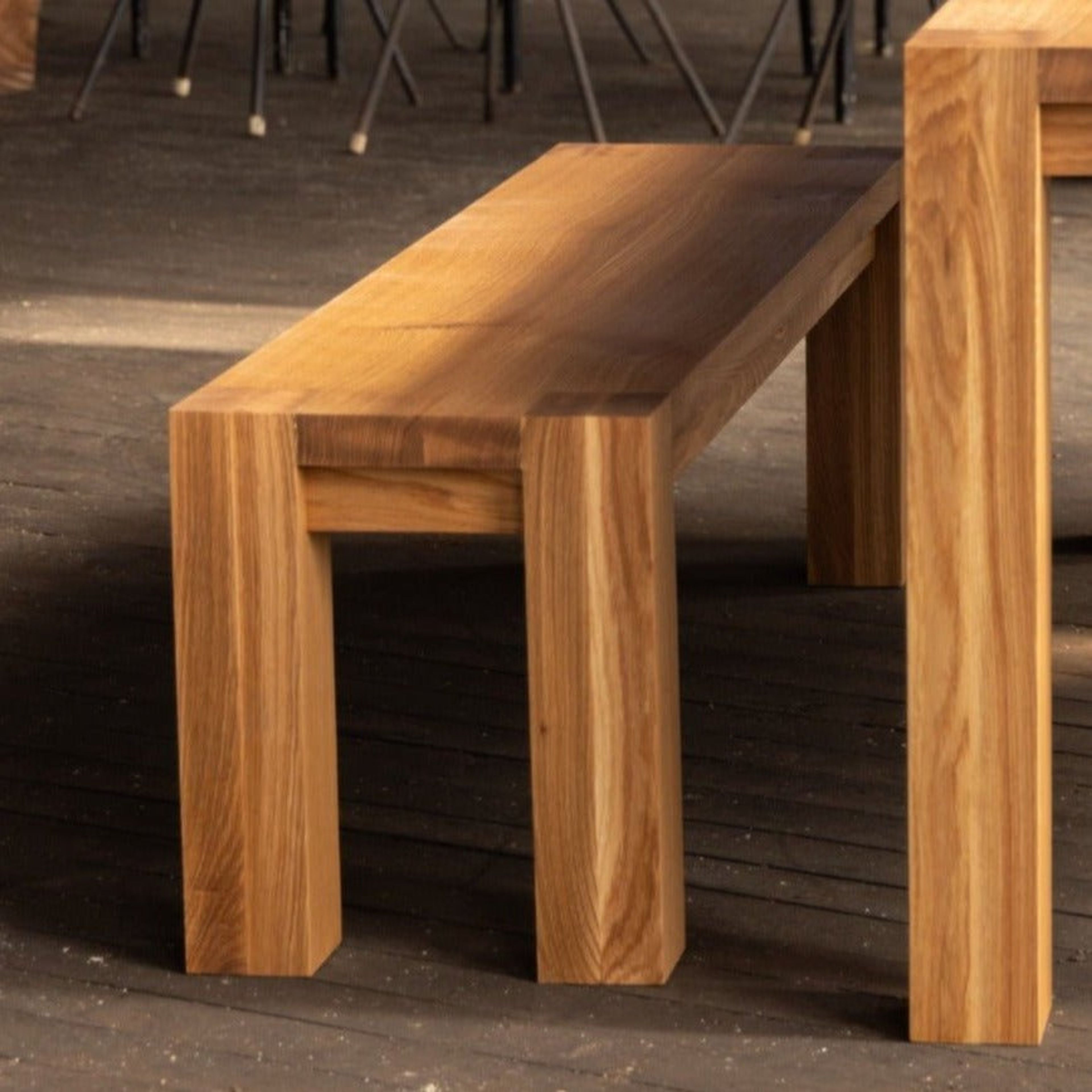 Parsons Bench | Modern Wood Bench