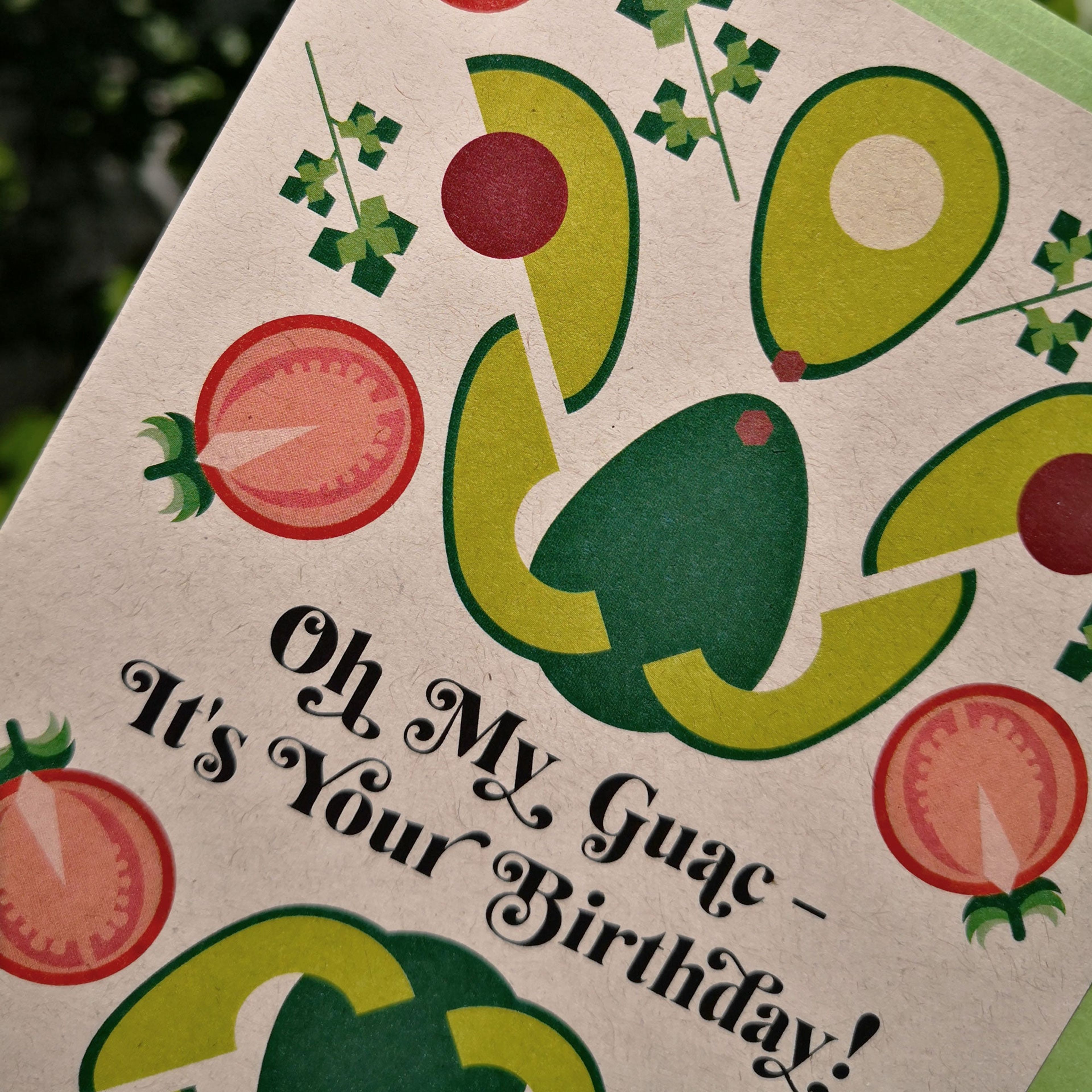 Oh My Guac – Birthday Card