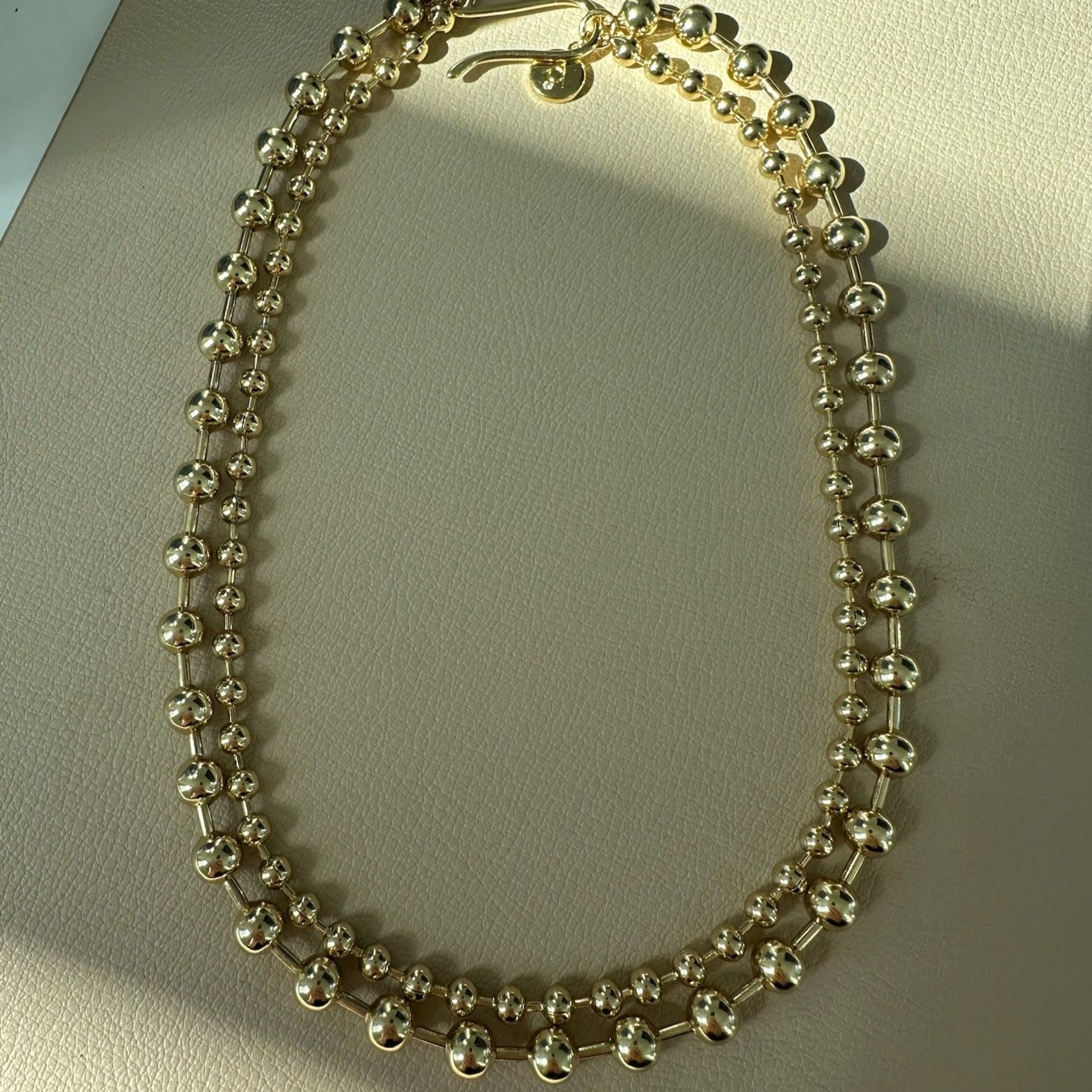 Layered Ball Chain Necklace