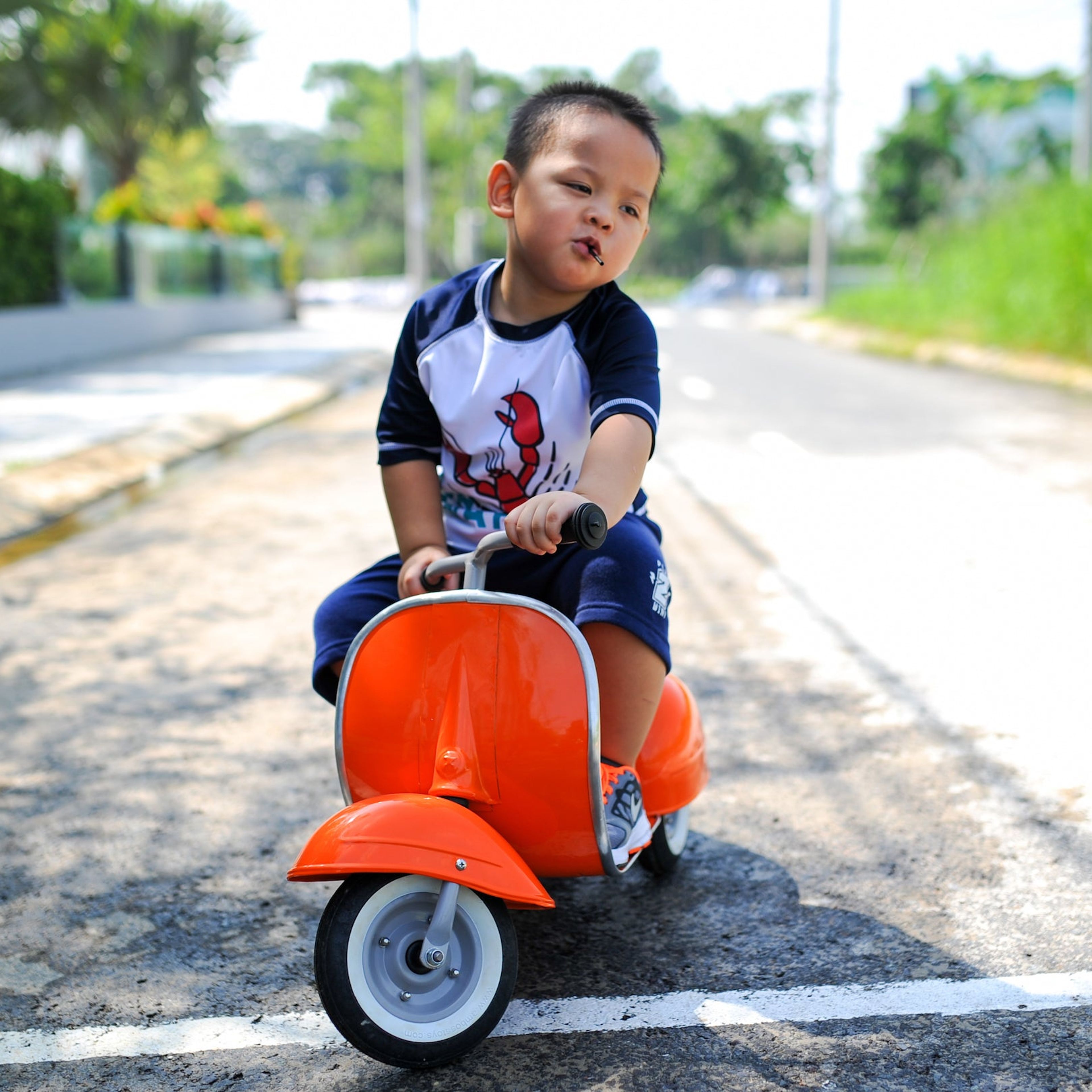 PRIMO Ride On Kids Toy Classic (Orange)