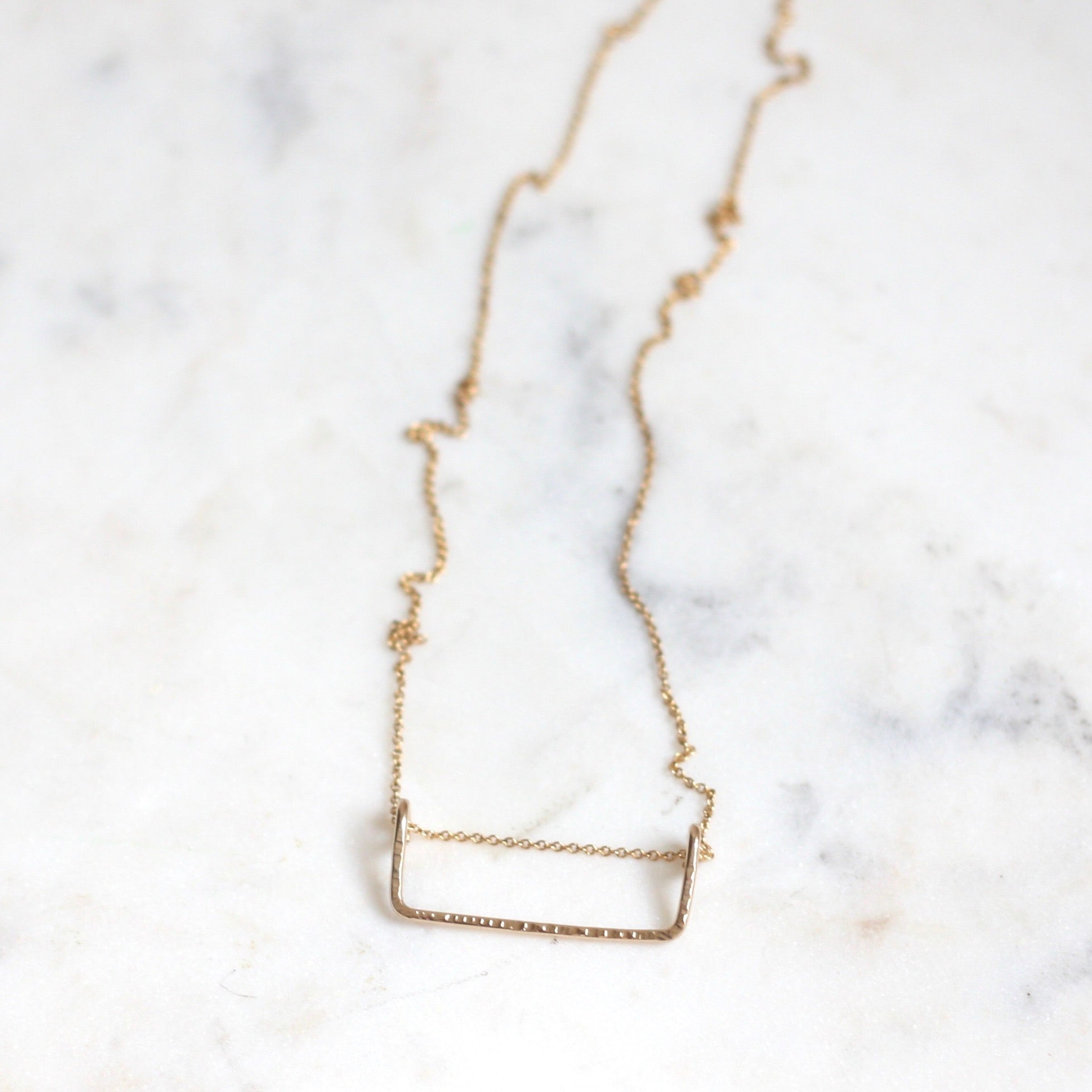 August Necklace - Rectangle