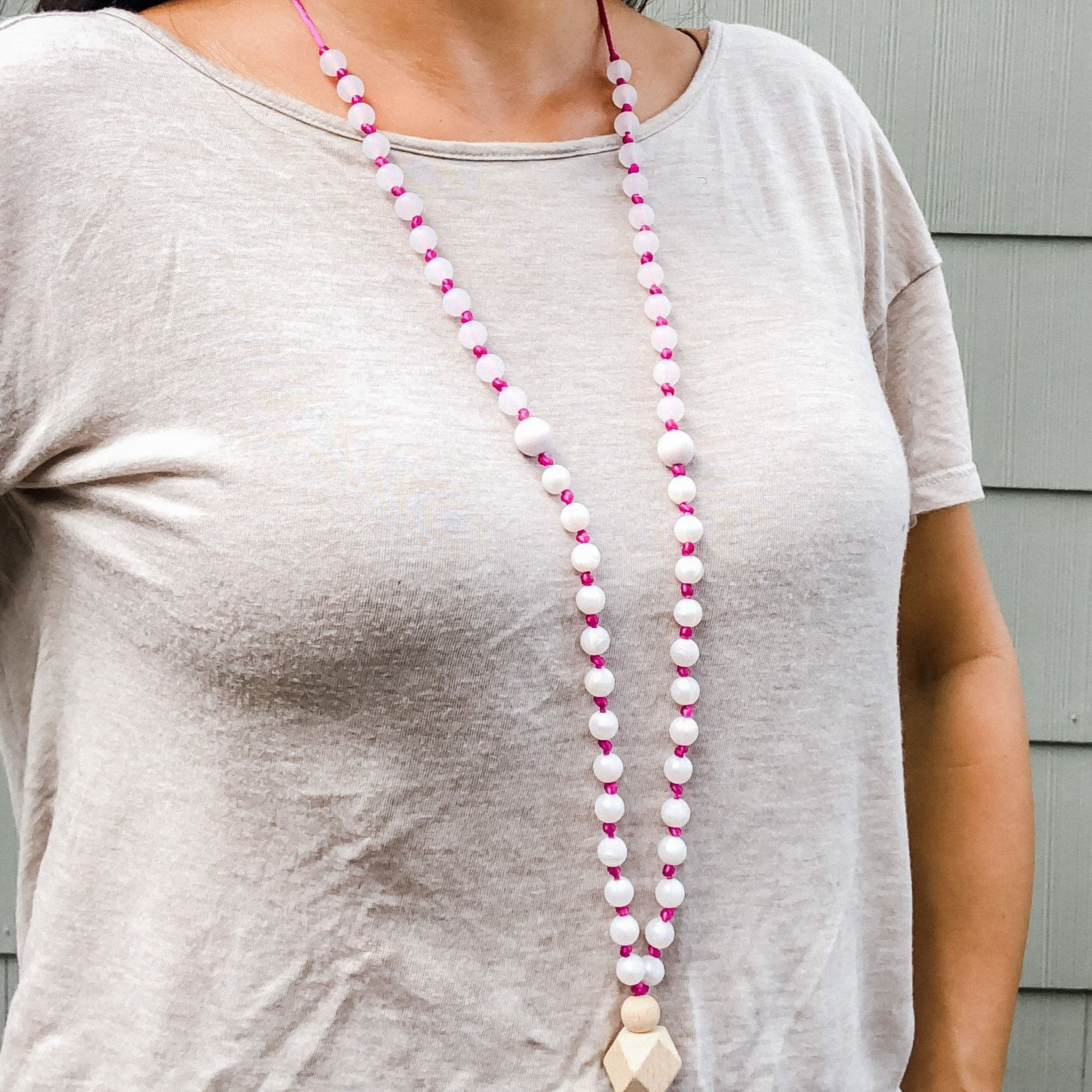 Teething Necklace for Mom, Love + Light