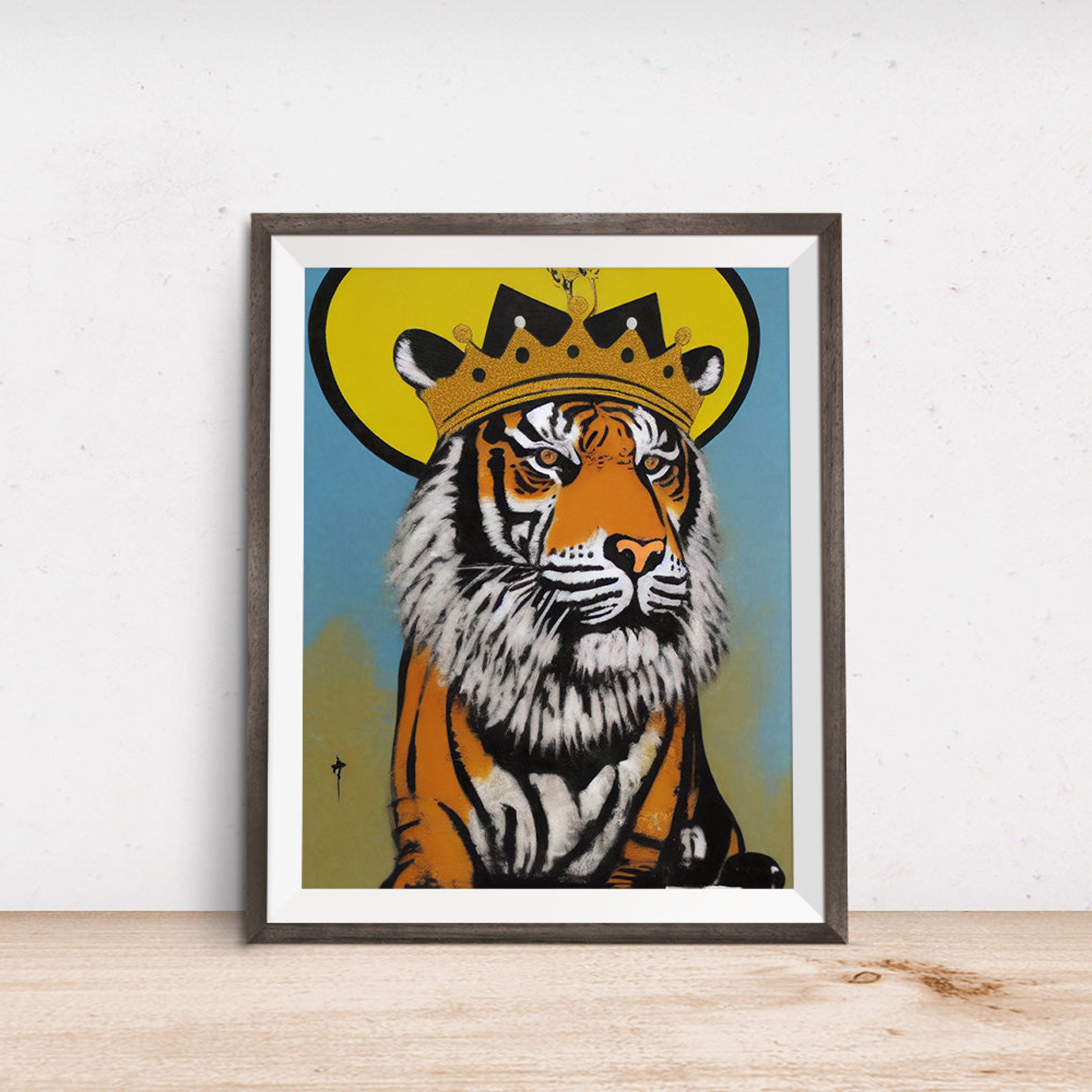 Crown Tiger Poster