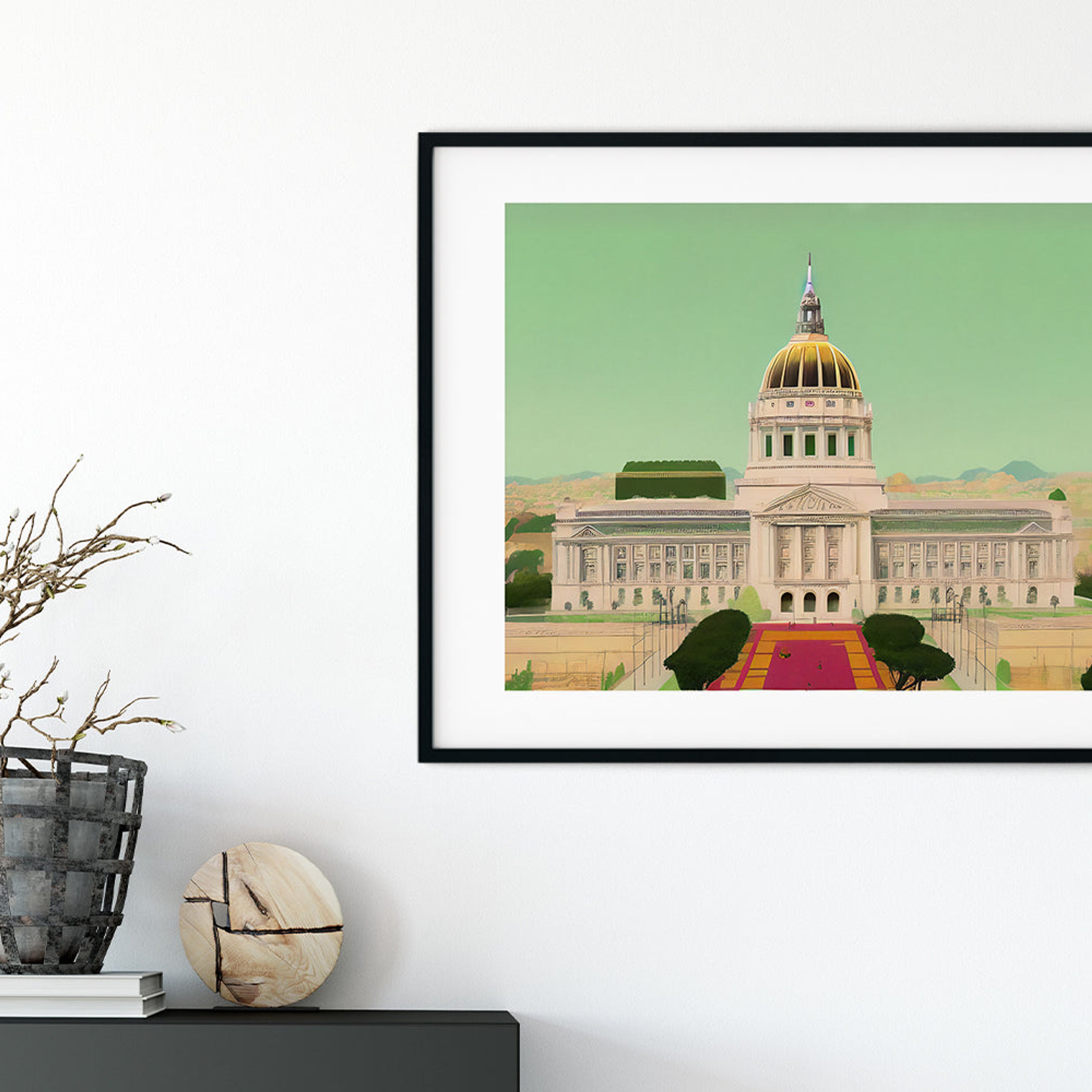 San Francisco City Hall Poster
