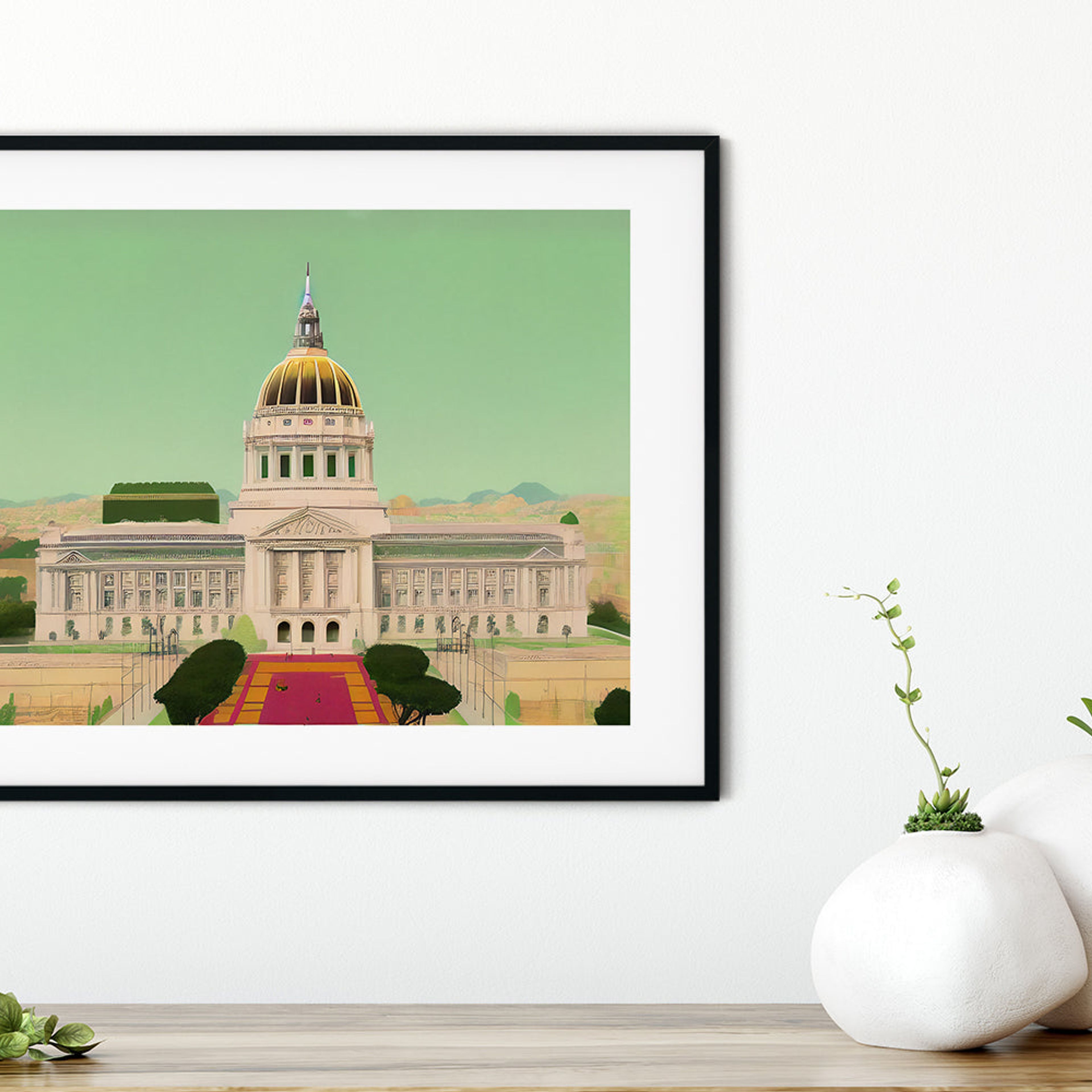 San Francisco City Hall Poster