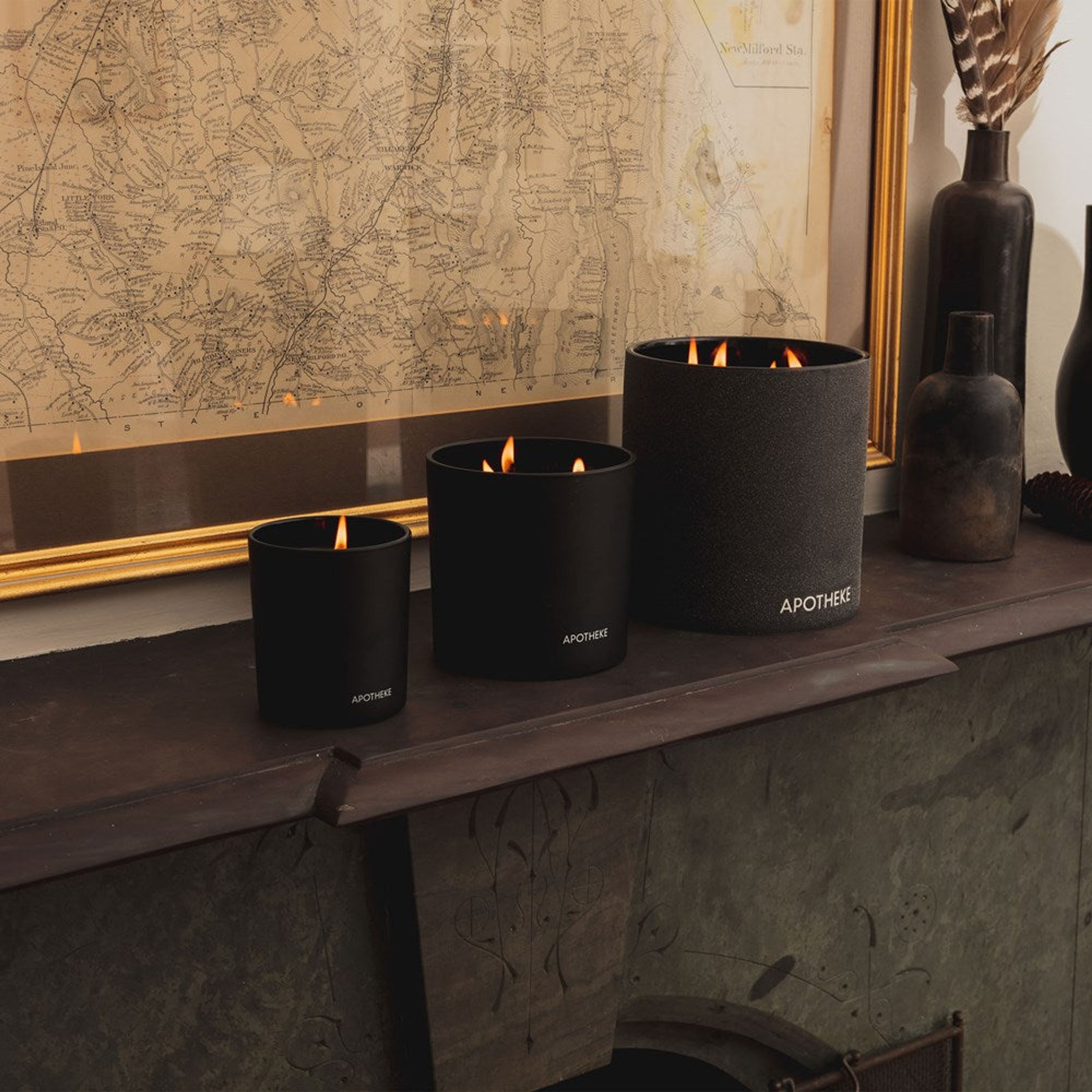 Charcoal 3-Wick Candle