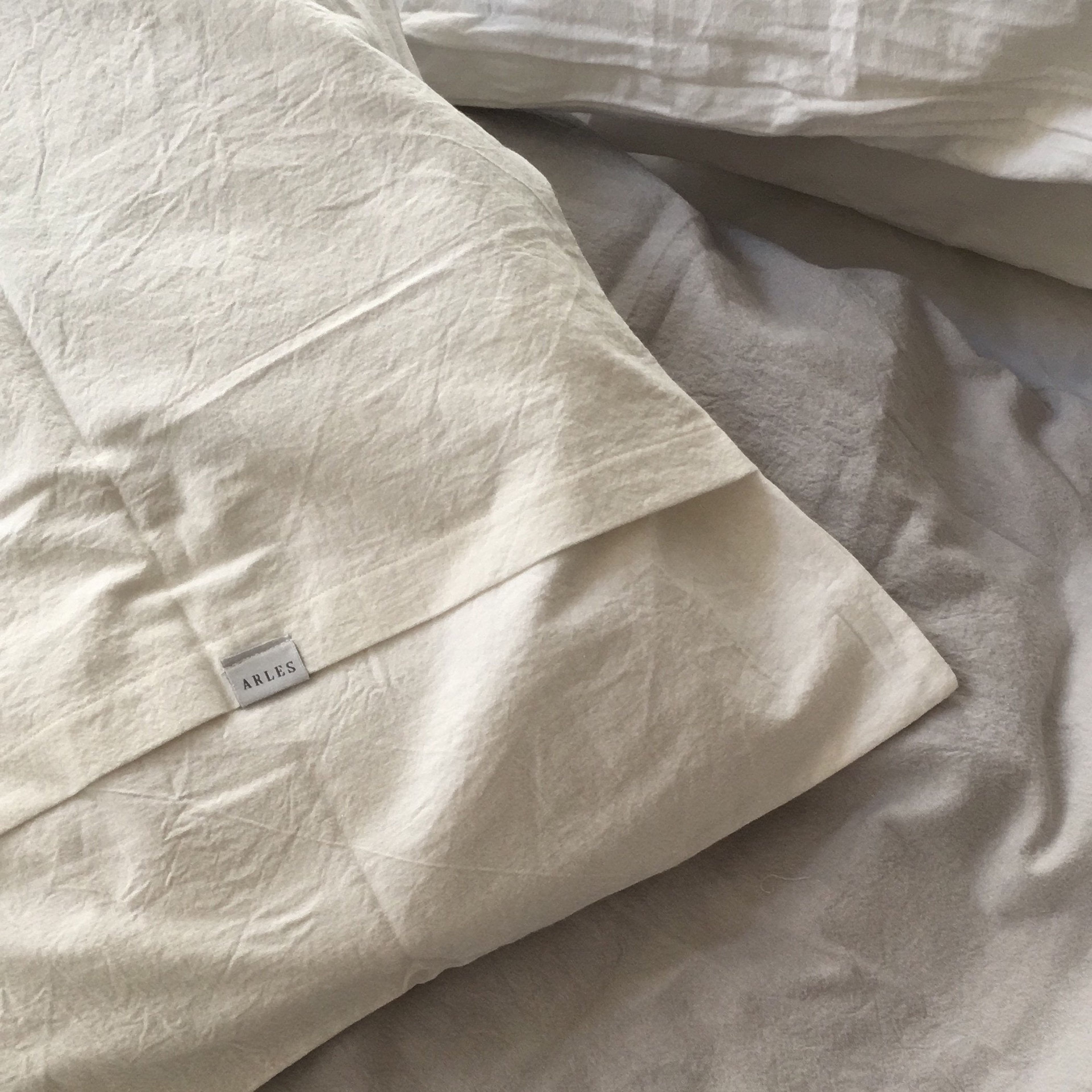 Pillow slips set in White