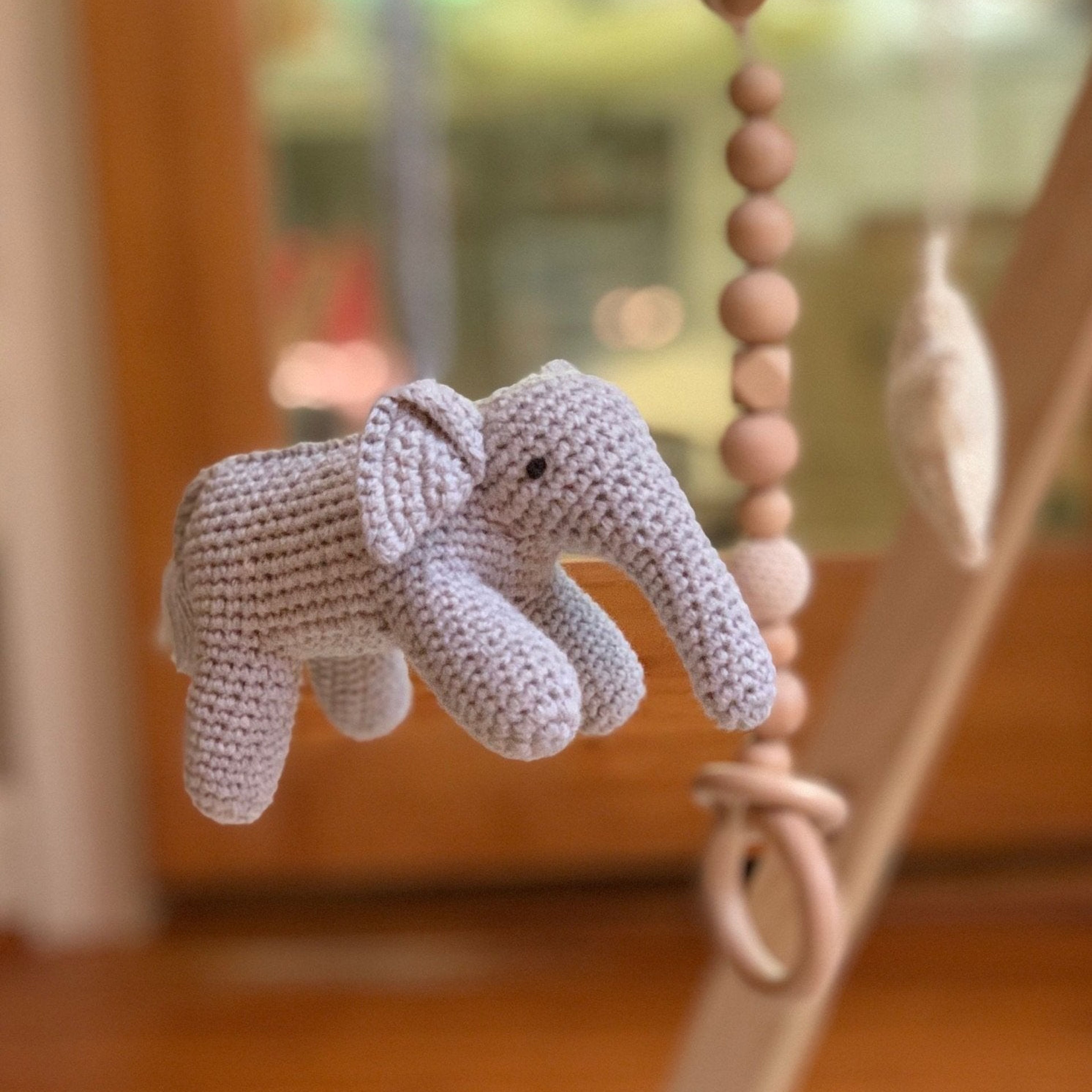 Baby gym hanging crochet