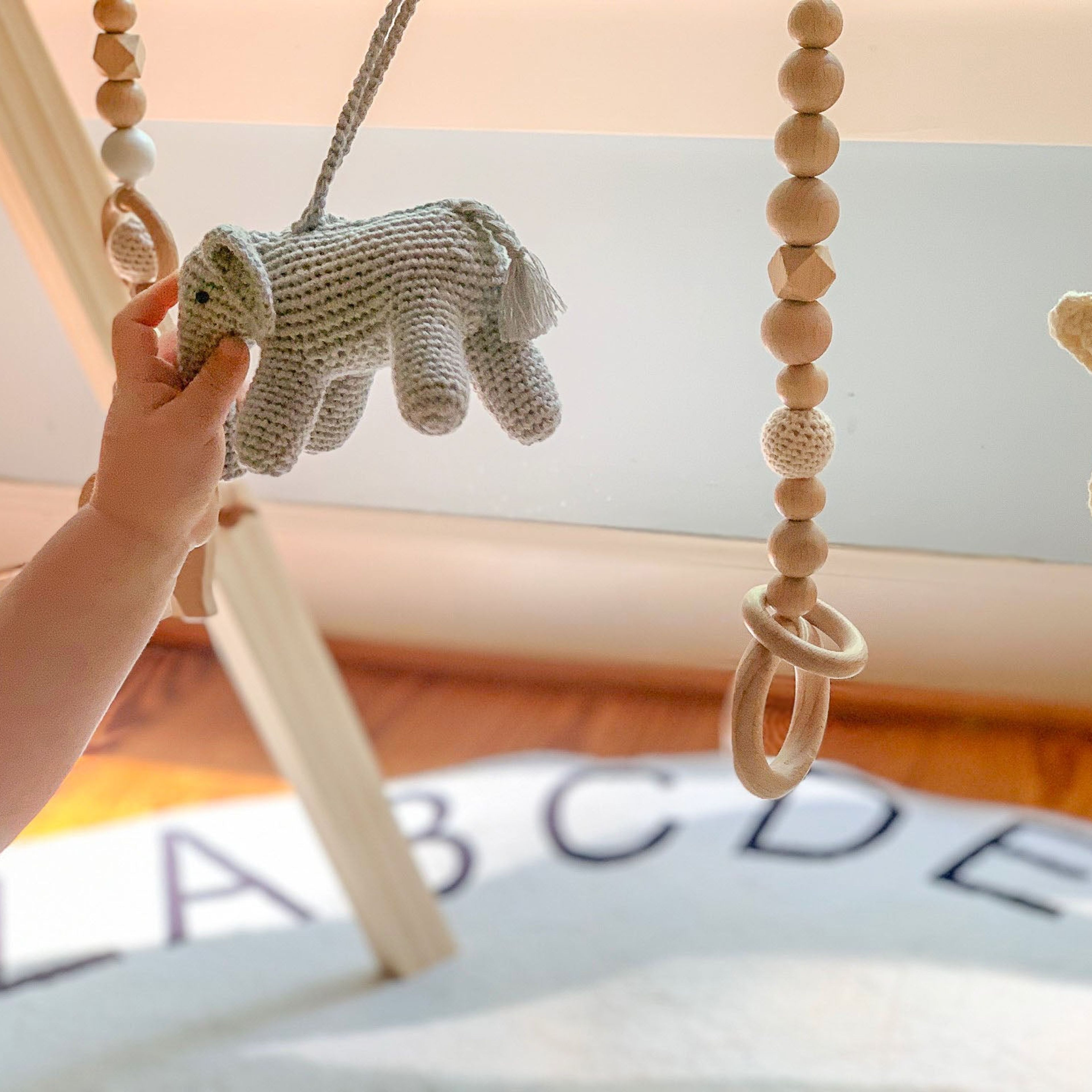 Wooden Baby Gym - elephant