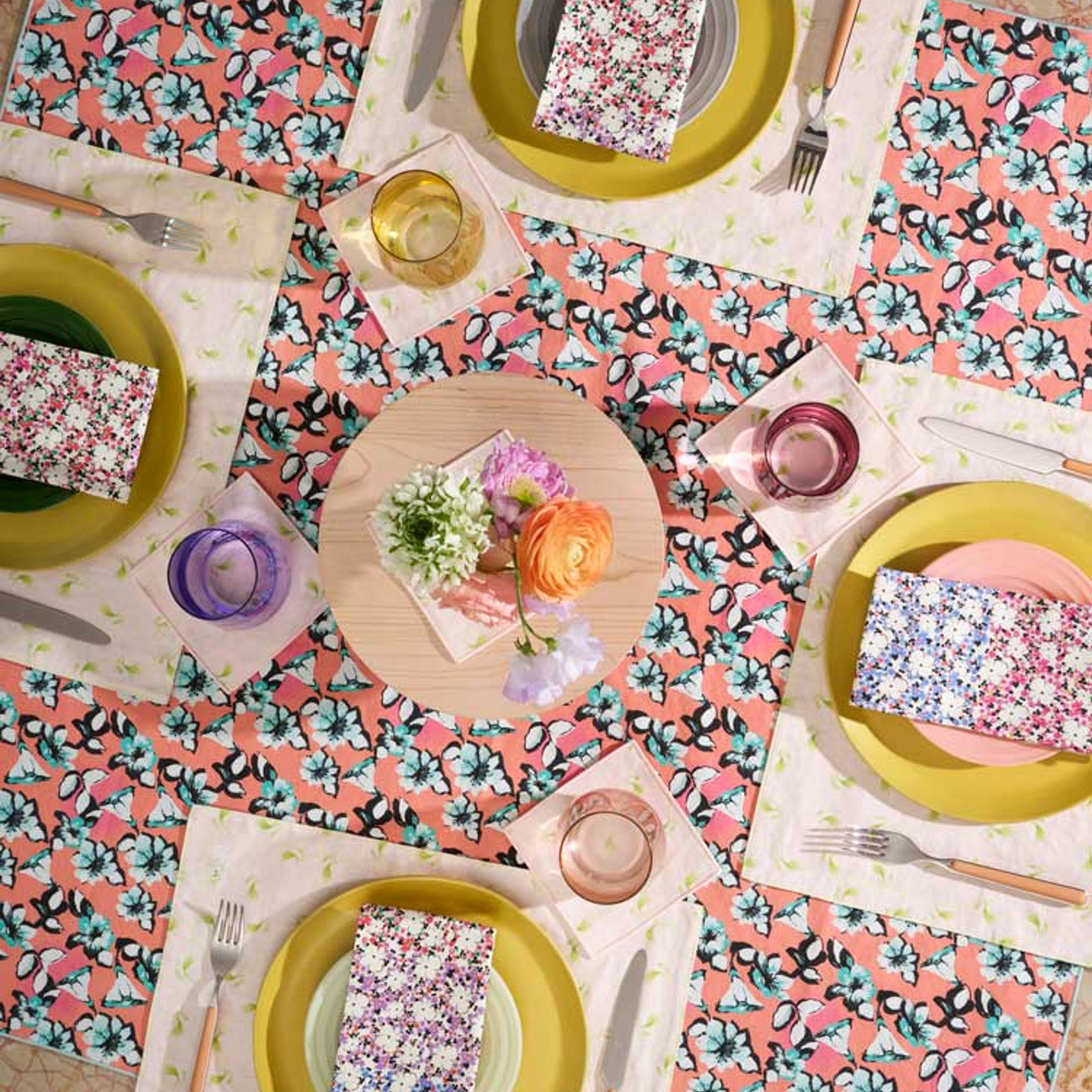 Morning Glory Centerpiece Tablecloth