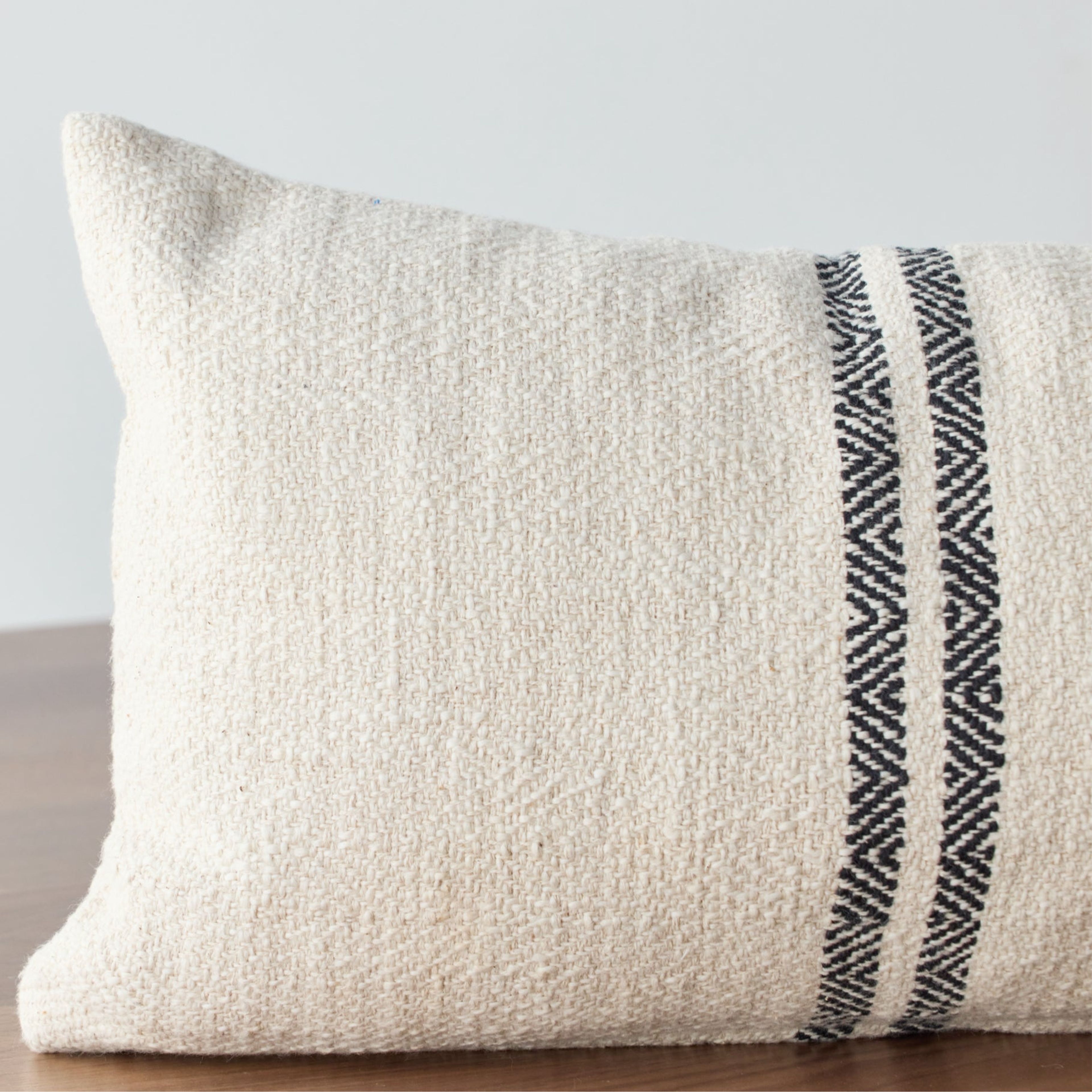 Striped Mosaic Throw Pillow Cover
