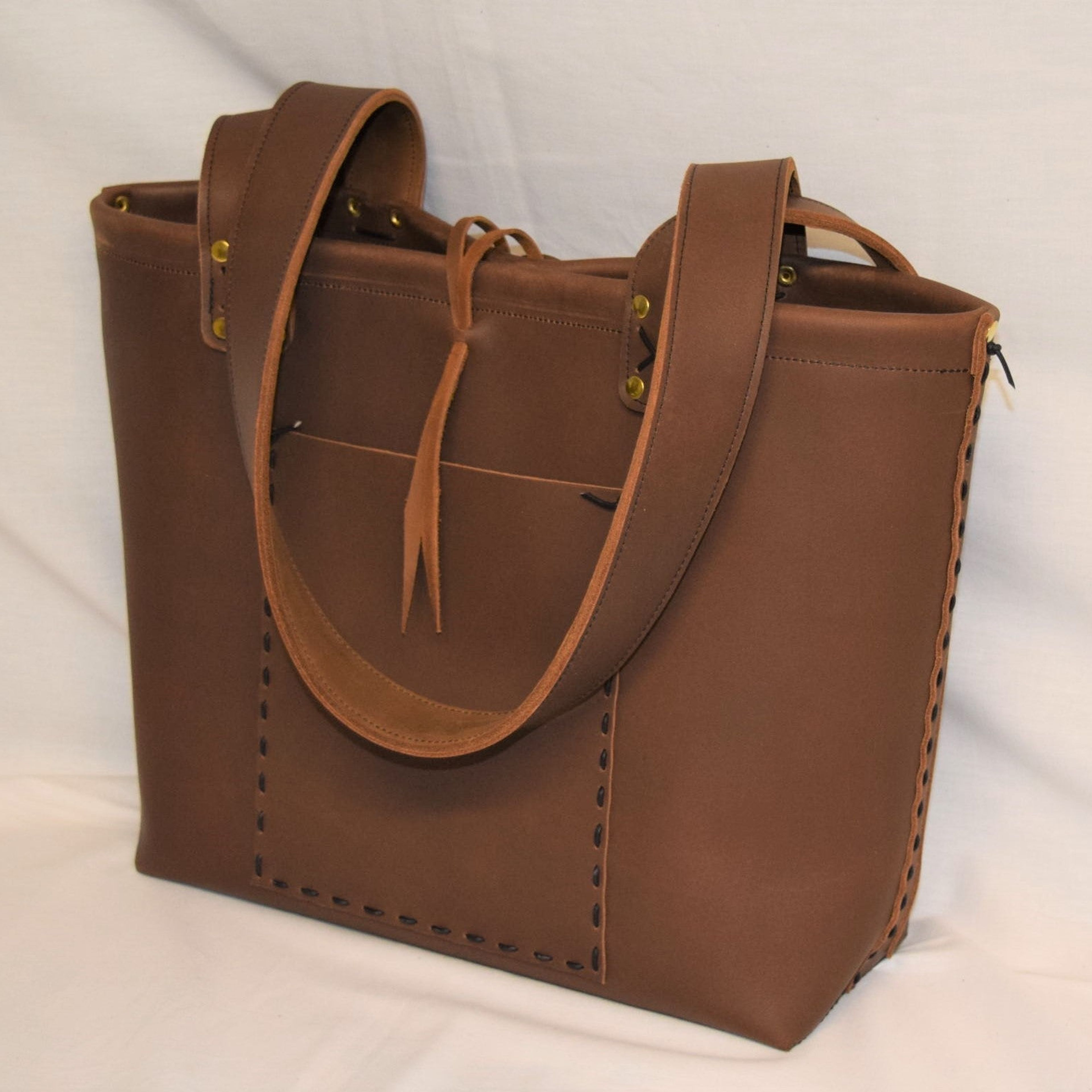 The Clare Flair Tote, Dark Brown