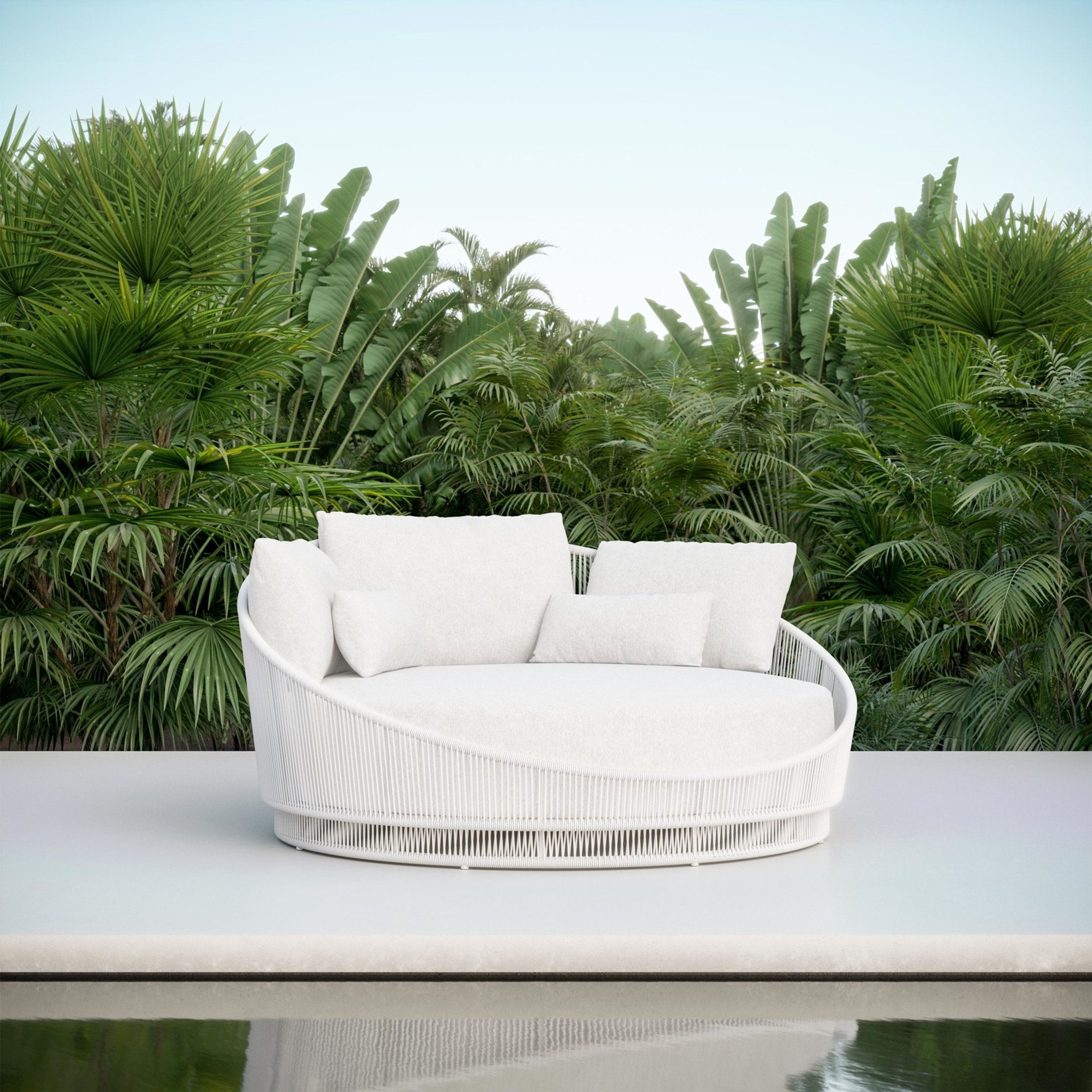 Palma | Day Bed Lounge - White