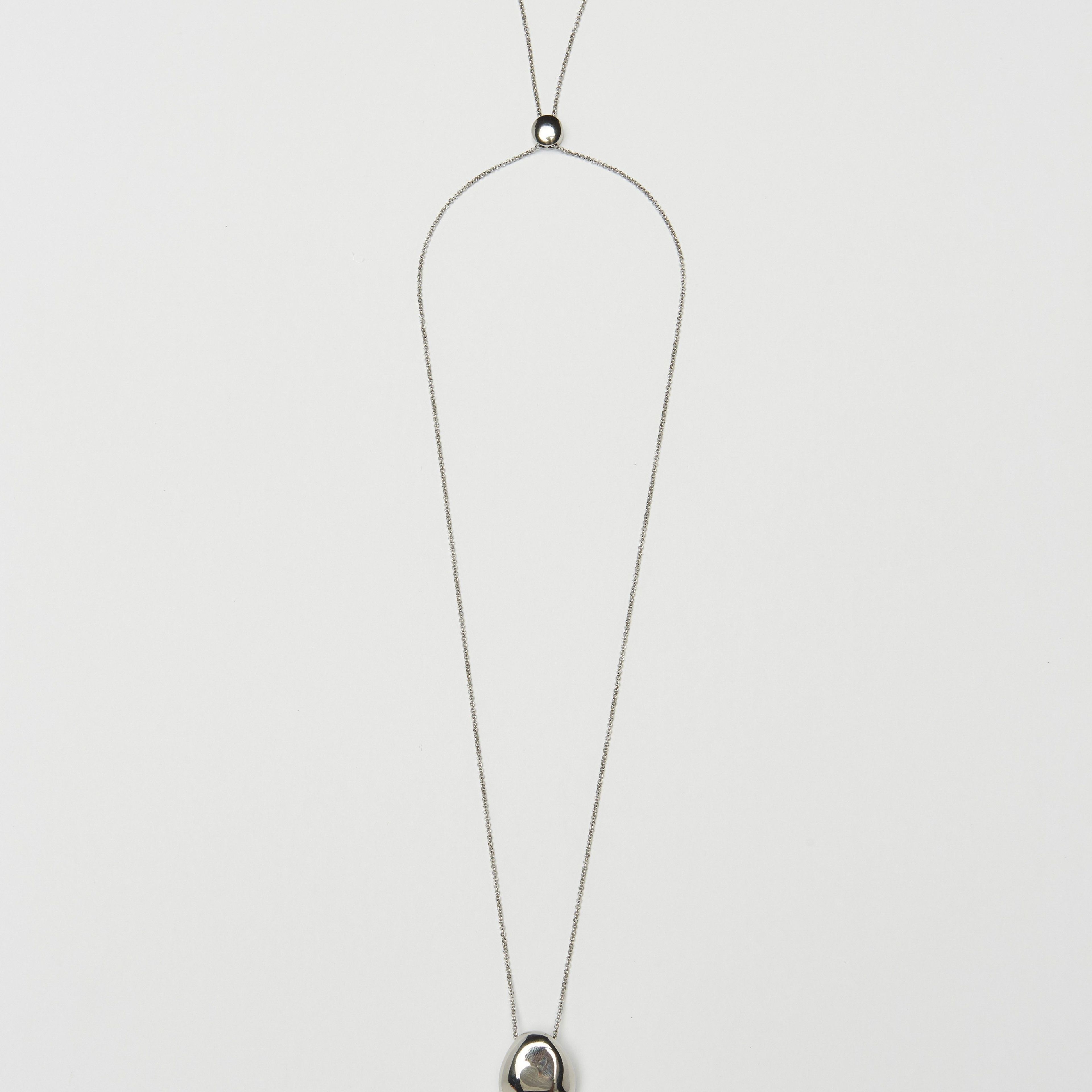 Silver Orb Necklace