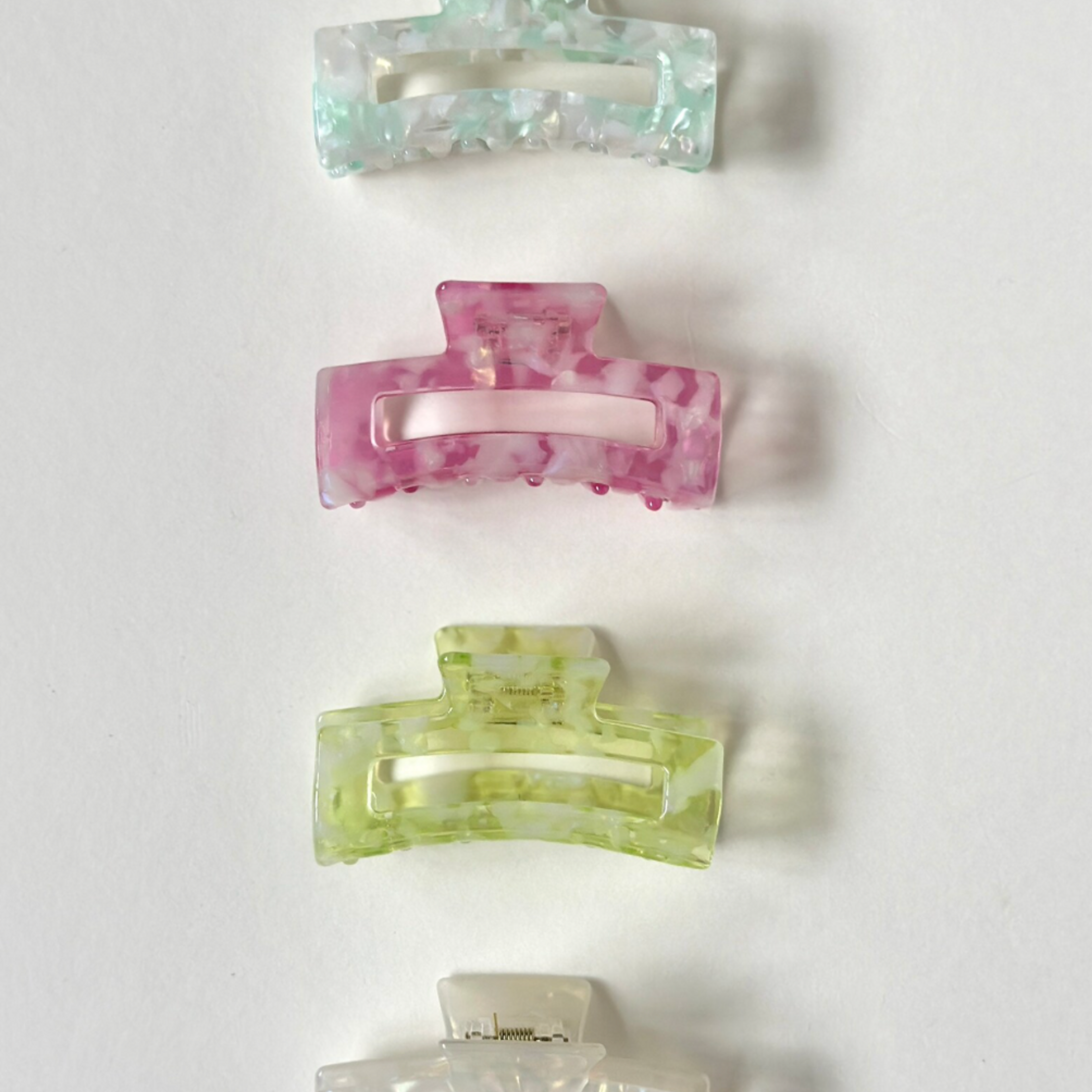 Neon Rectangle Claw Clip | Hair Clip | Claw Clip | Kidcore Y2K
