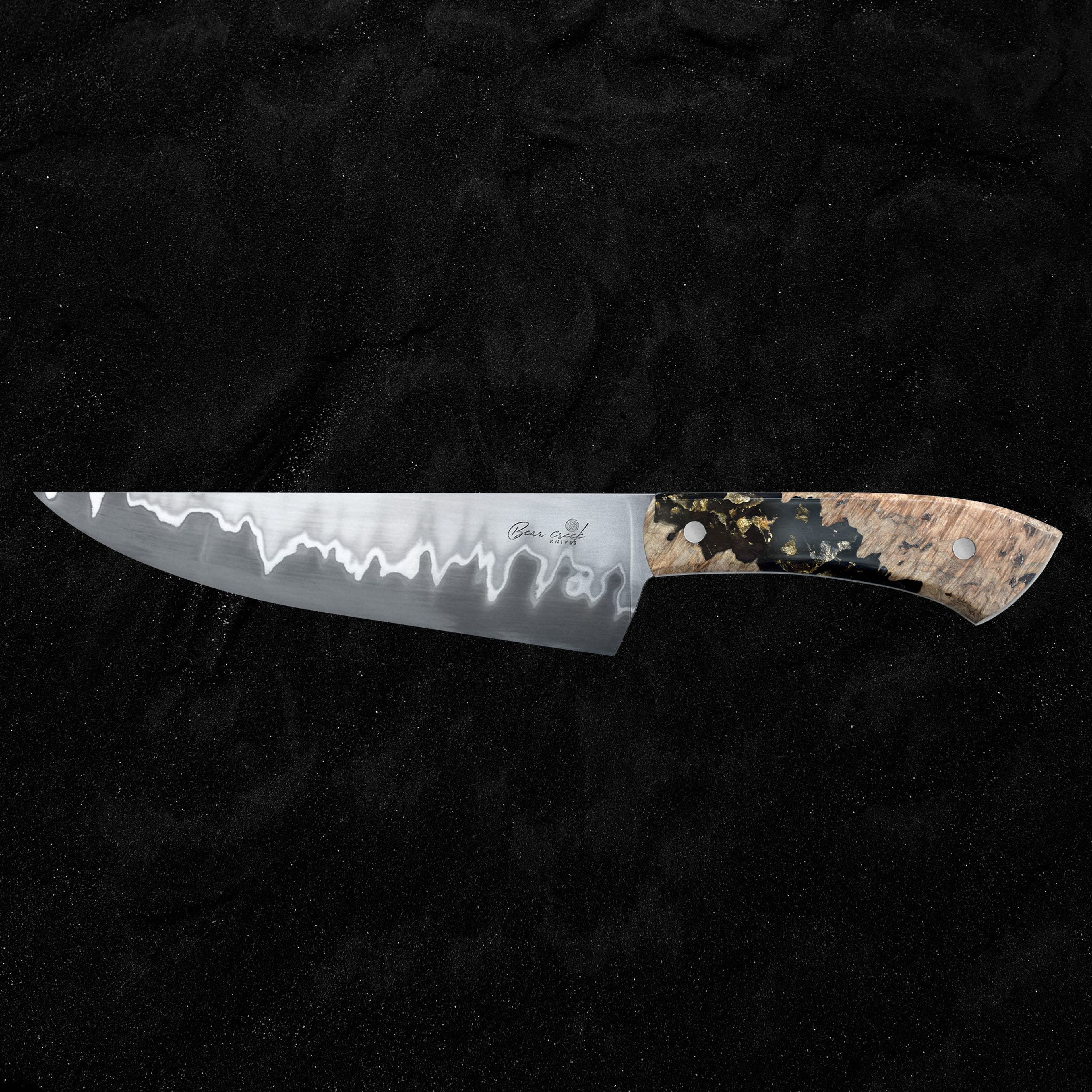 Longs French Chef's Knife (Noir Gold)