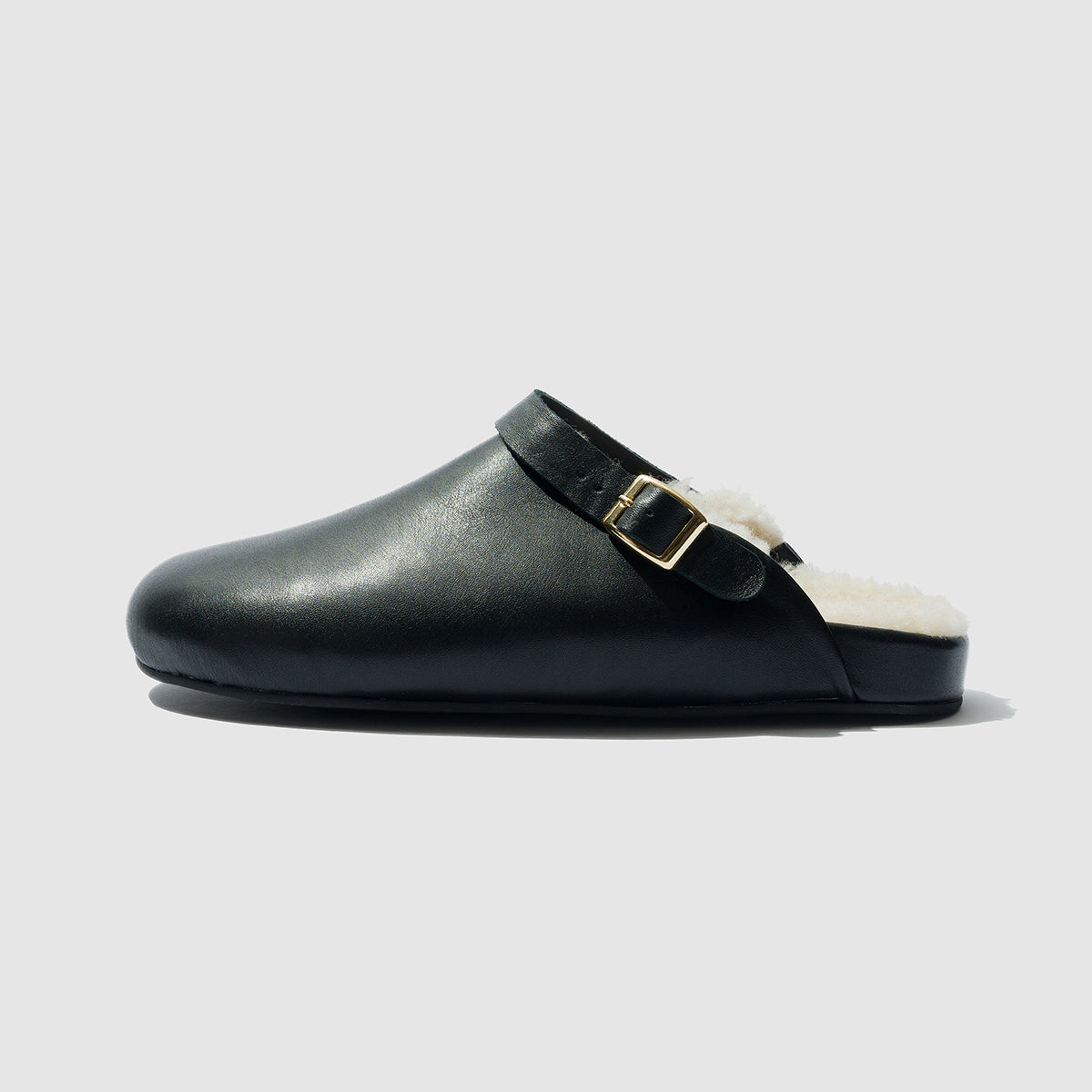 Kohl Clog With Shearling