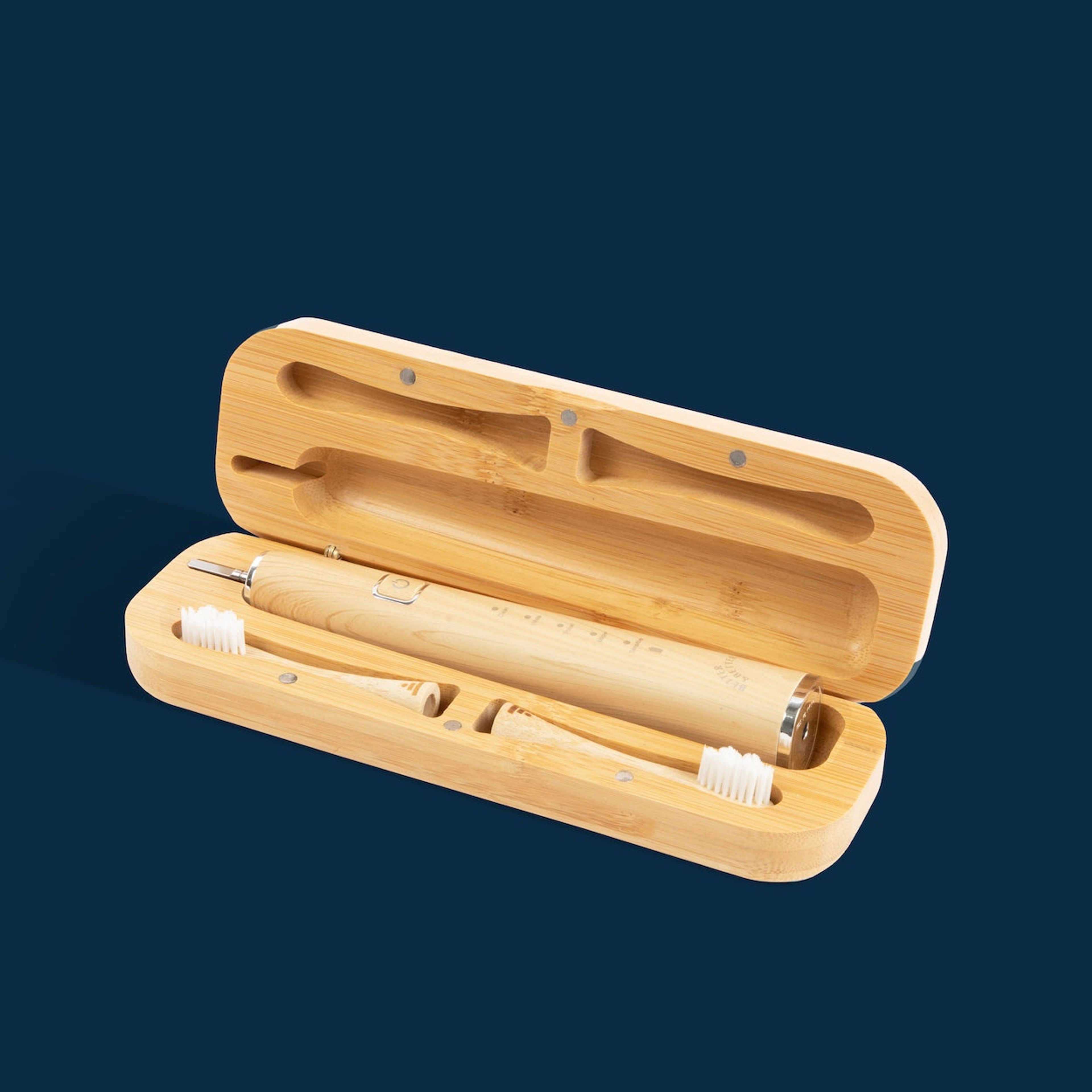 Bamboo Sonic Toothbrush with Travel Case
