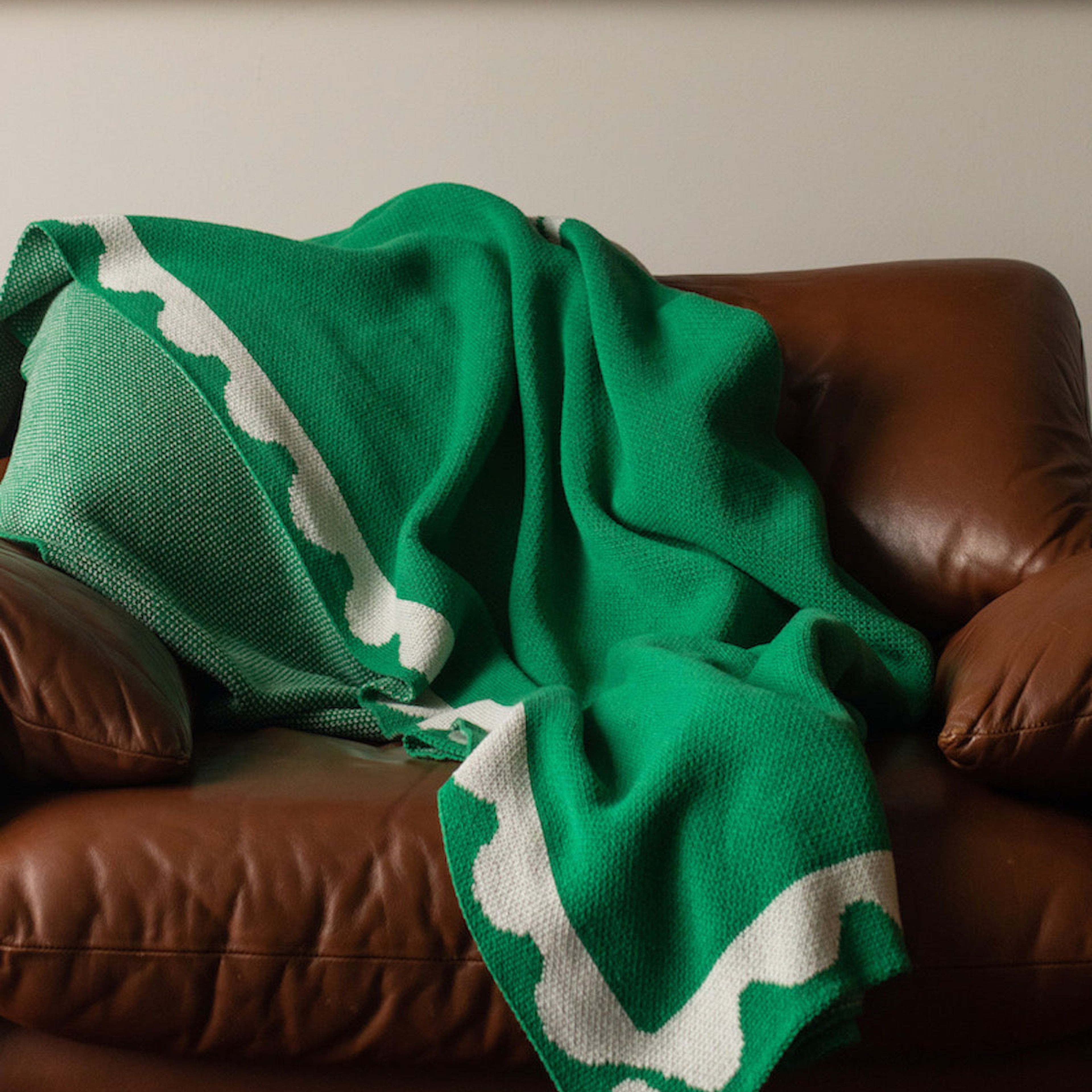Green Caballo - Throw Blanket