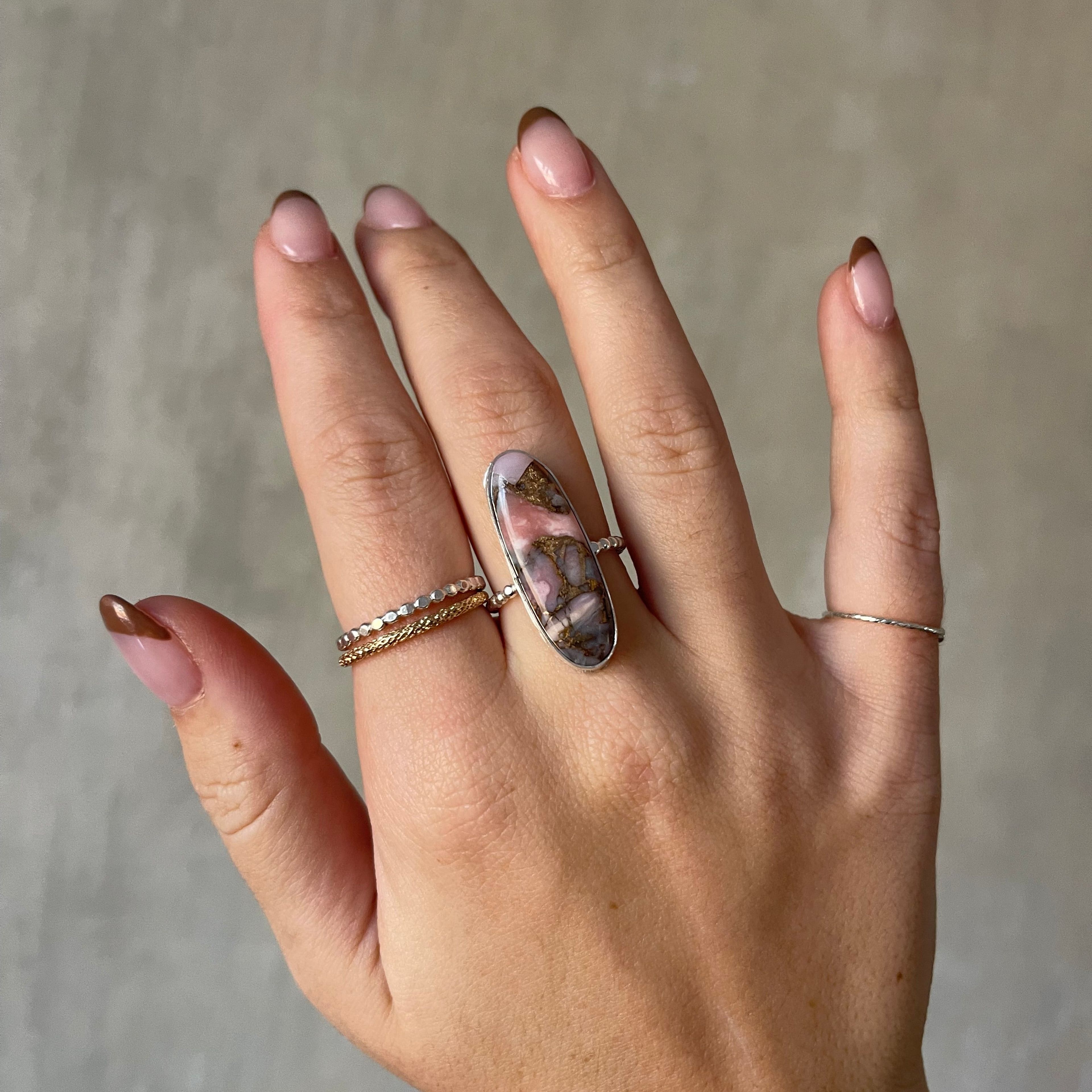 Florence Pink Opal Ring