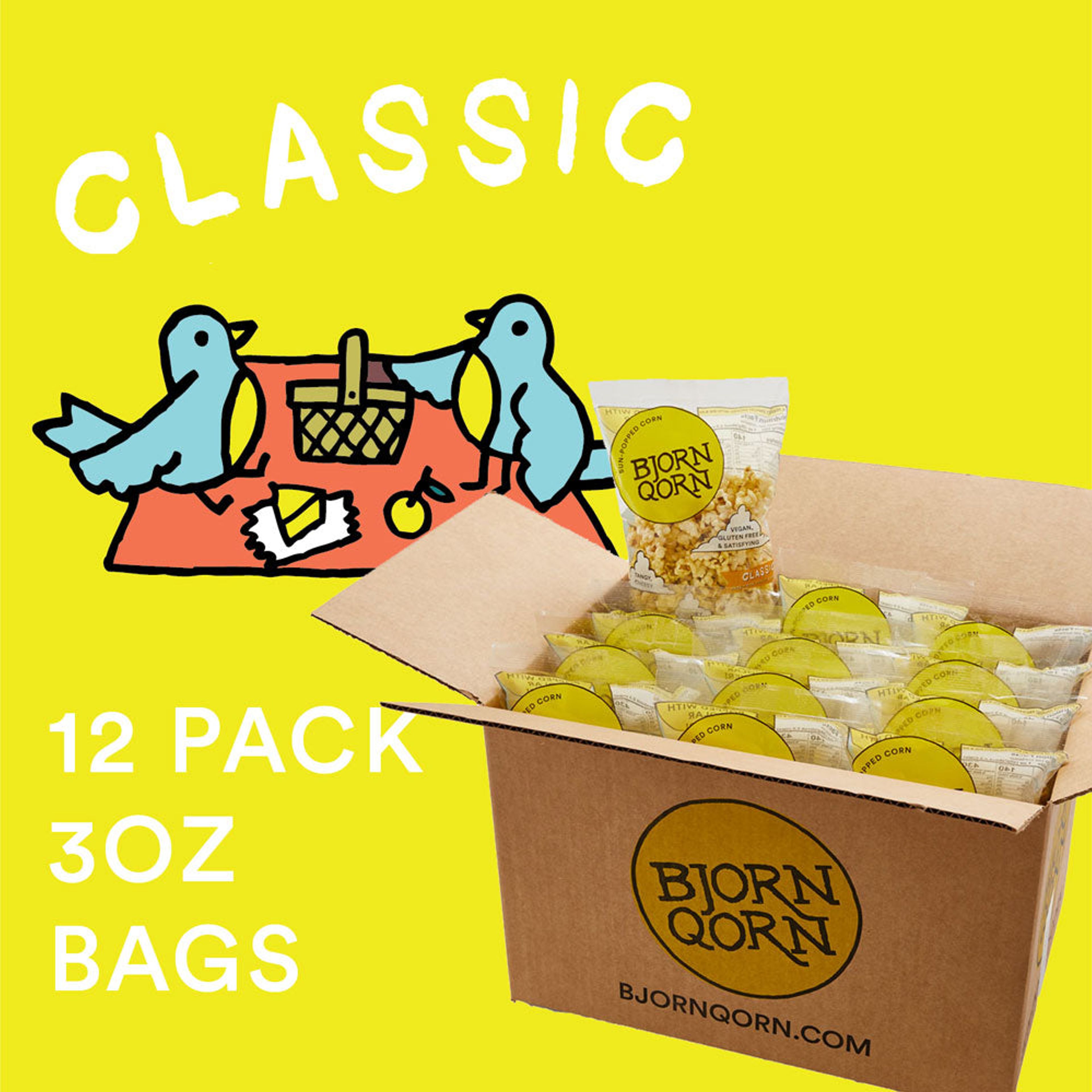 BjornQorn Classic 12-Pack (3oz)