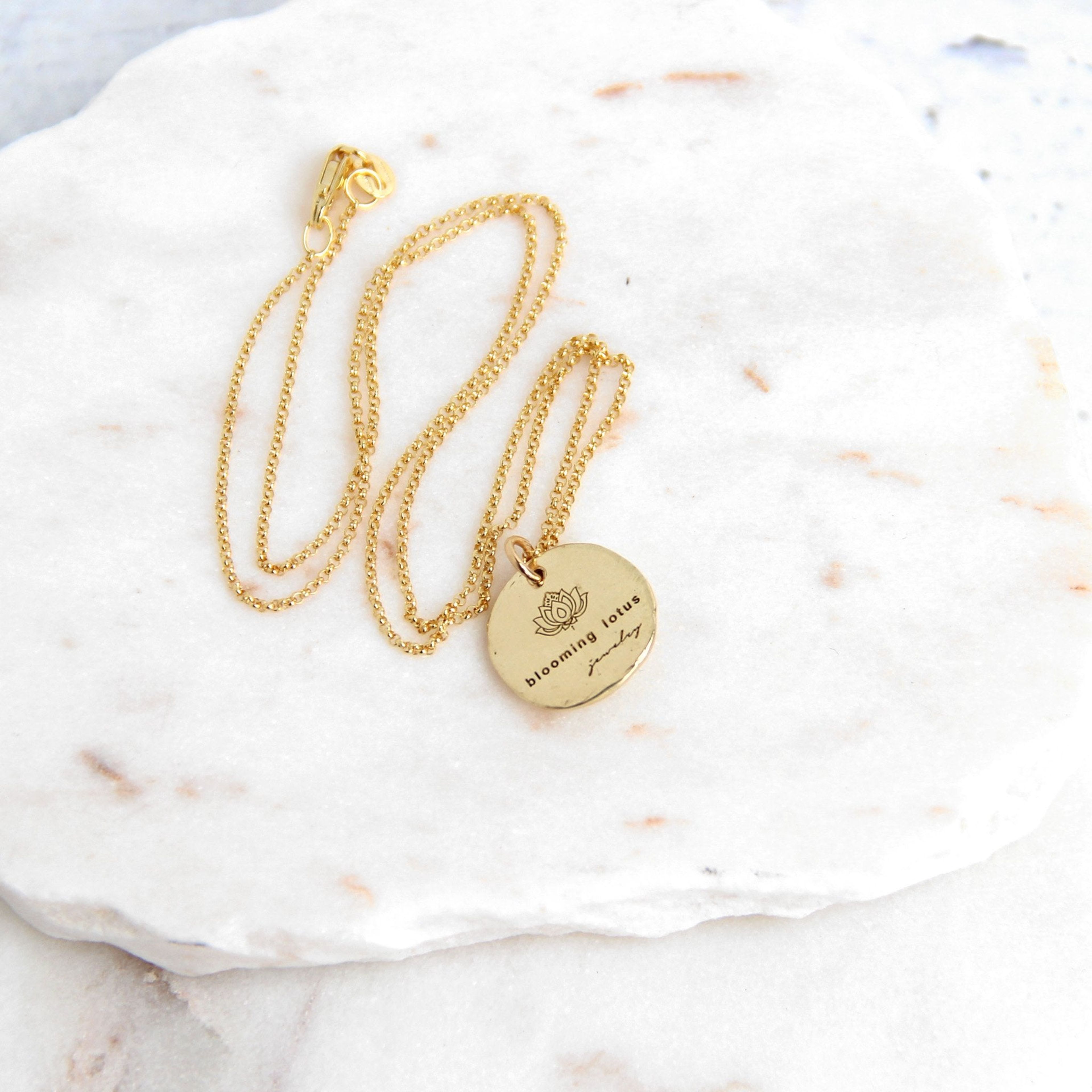Eye of Protection Necklace | Solid 14k Gold