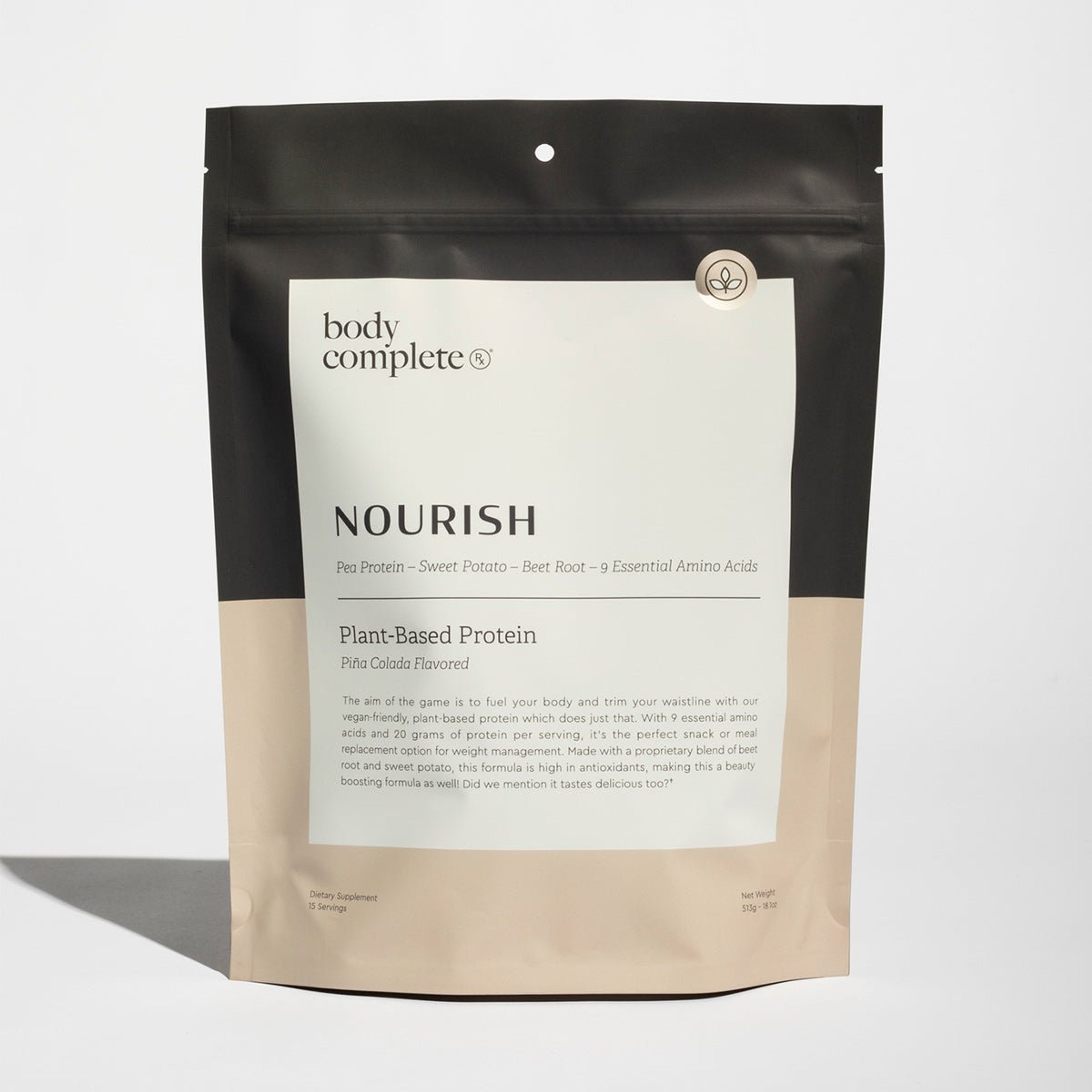 Nourish 15-Serving Plant-Based Protein Powder