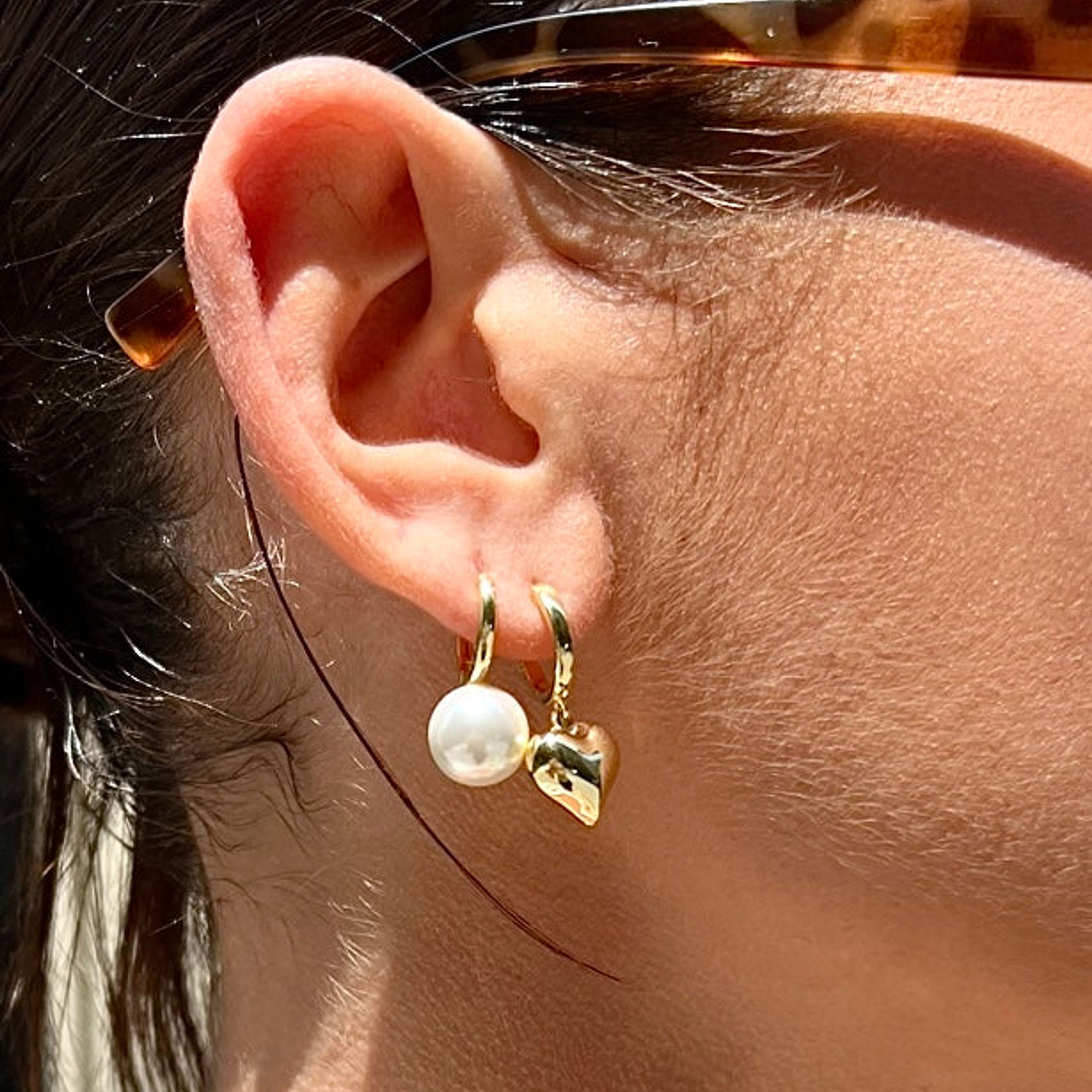 Gemini Sun & Moon Earrings
