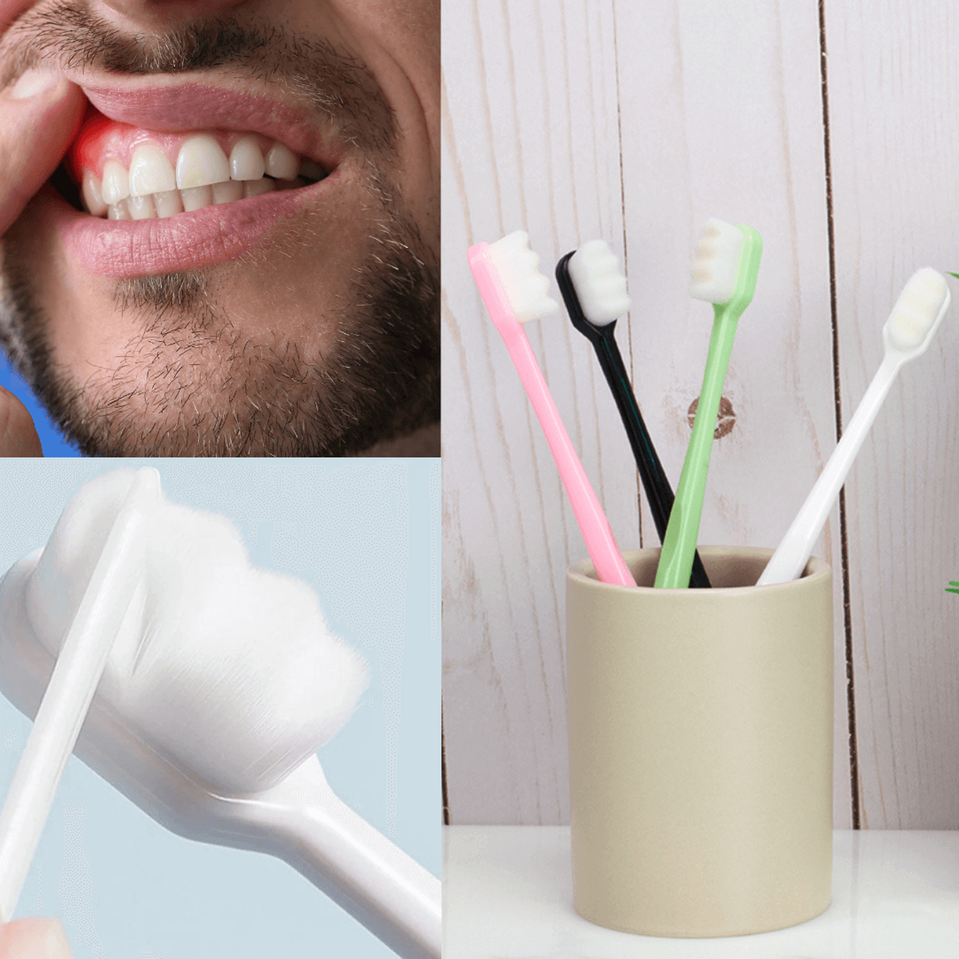 BREVI Best Soft Toothbrush for Receding Gums