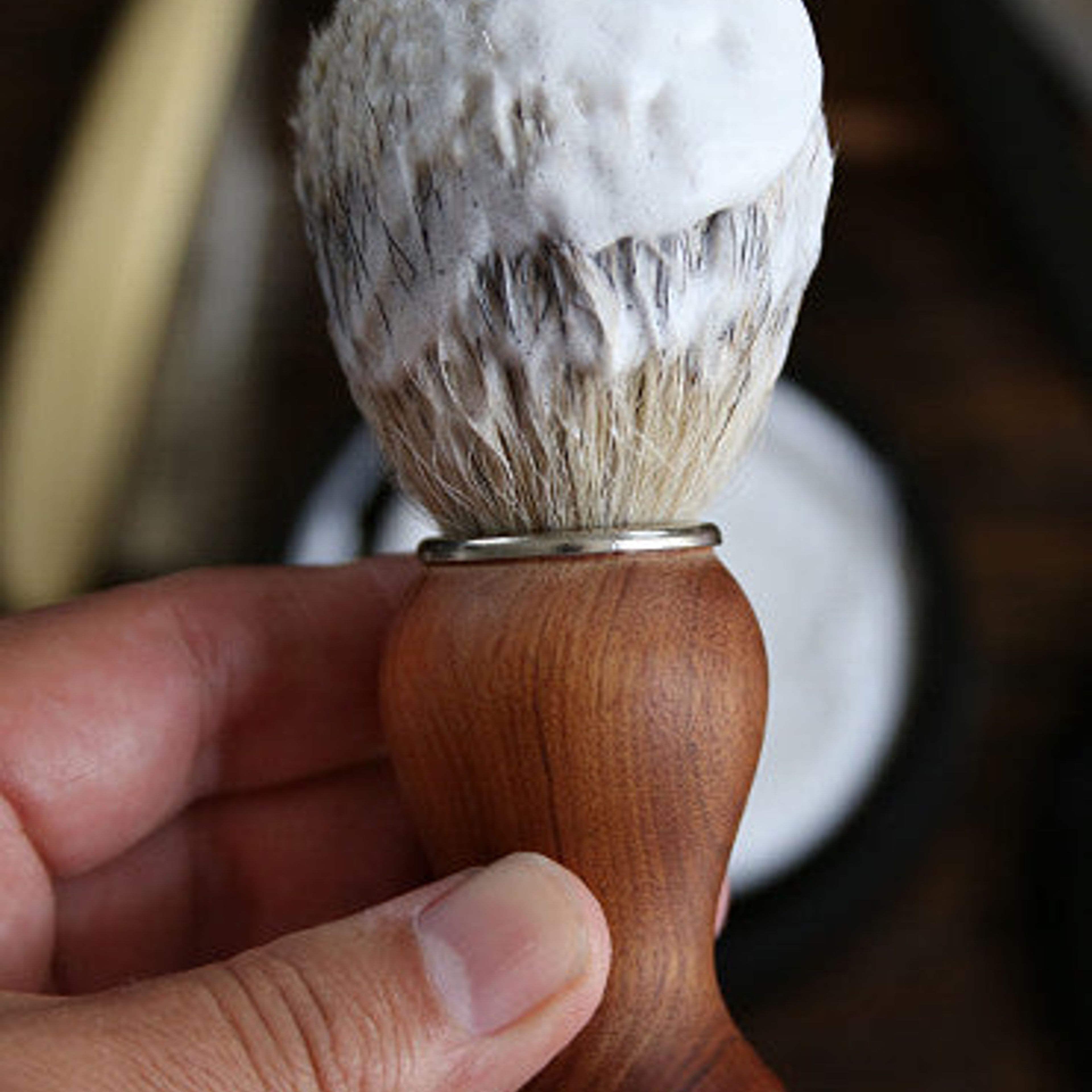 Rosewood shaving brush