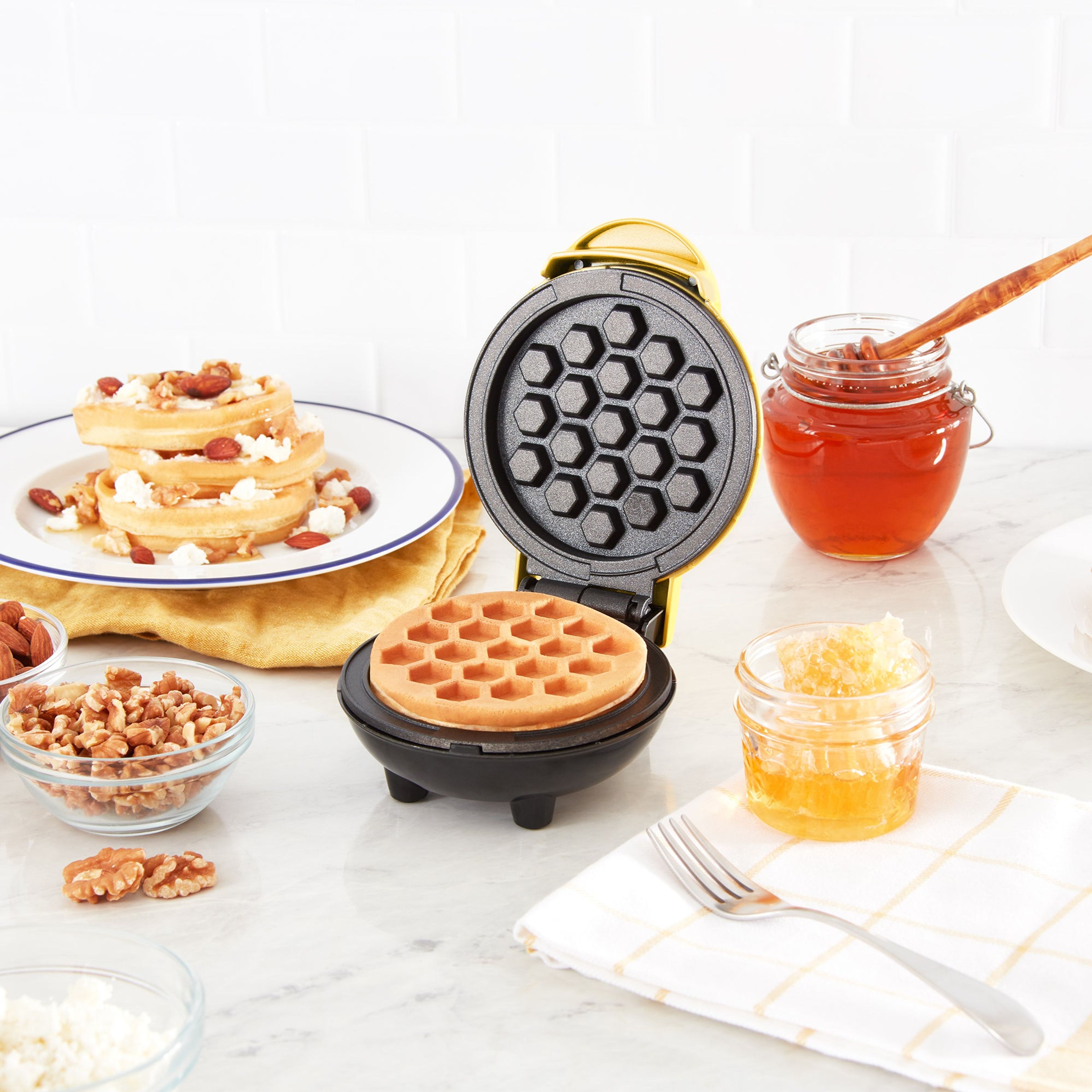 Honeycomb Mini Waffle Maker