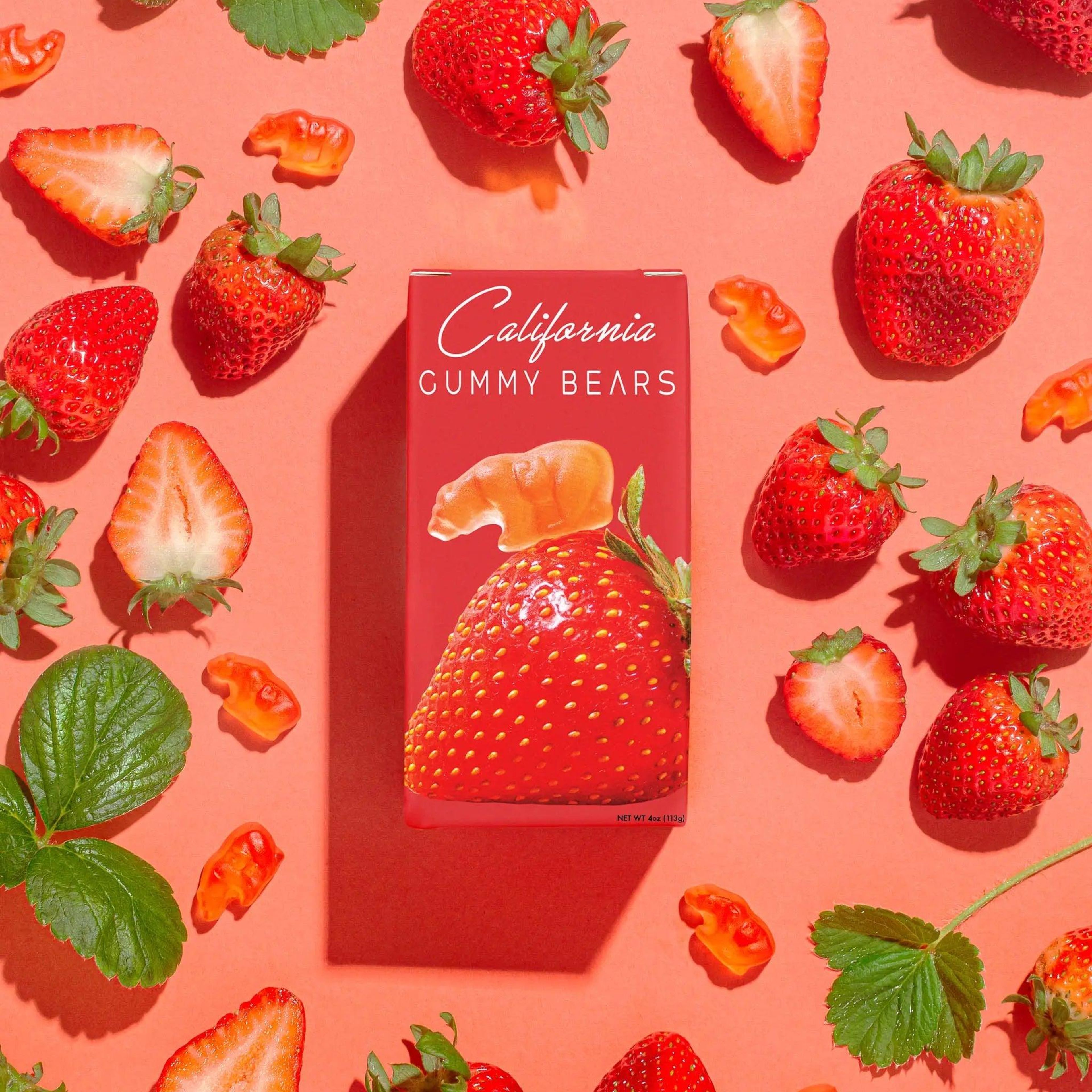 Strawberry Sensation - California Gummy Bears Box