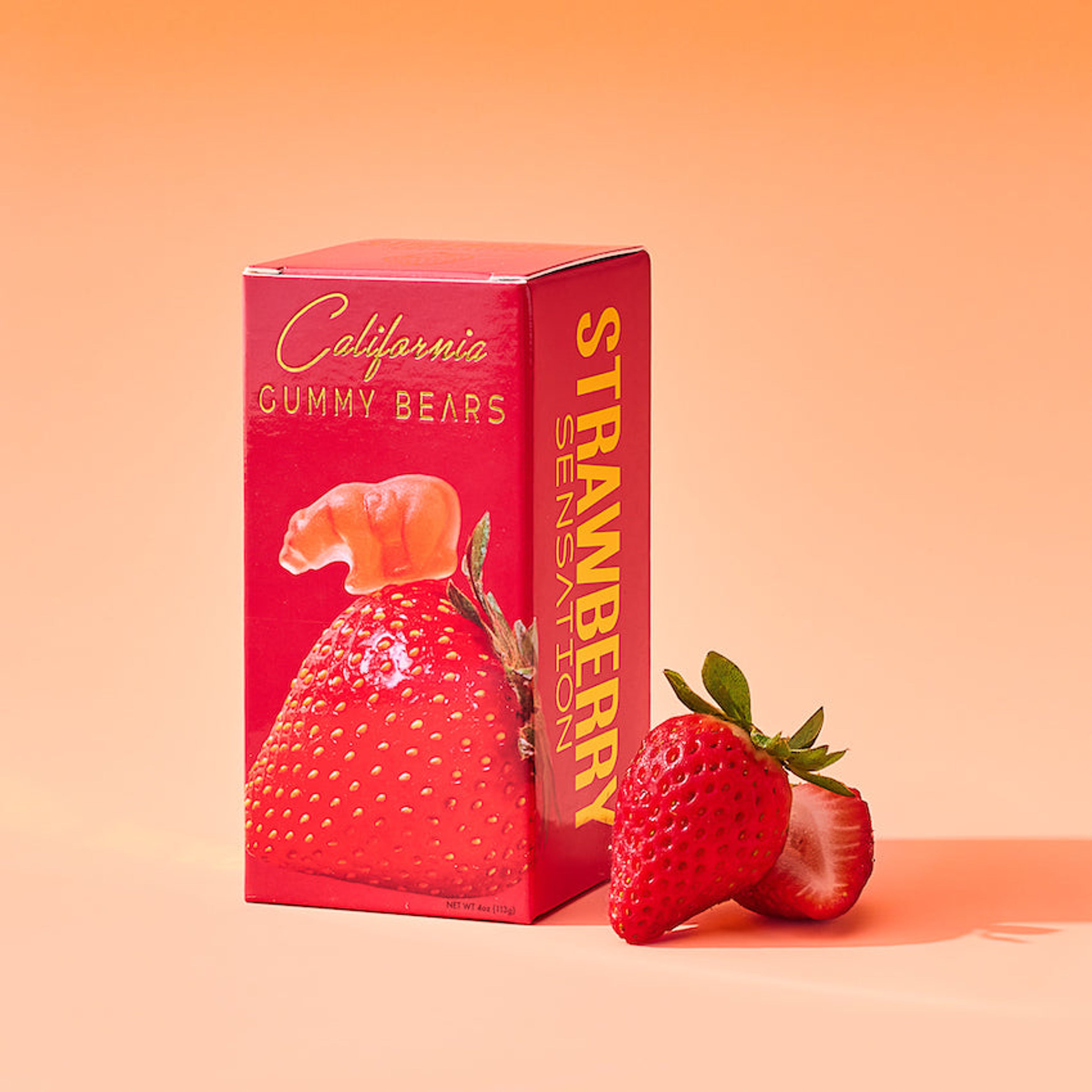 Strawberry Sensation - California Gummy Bears Box