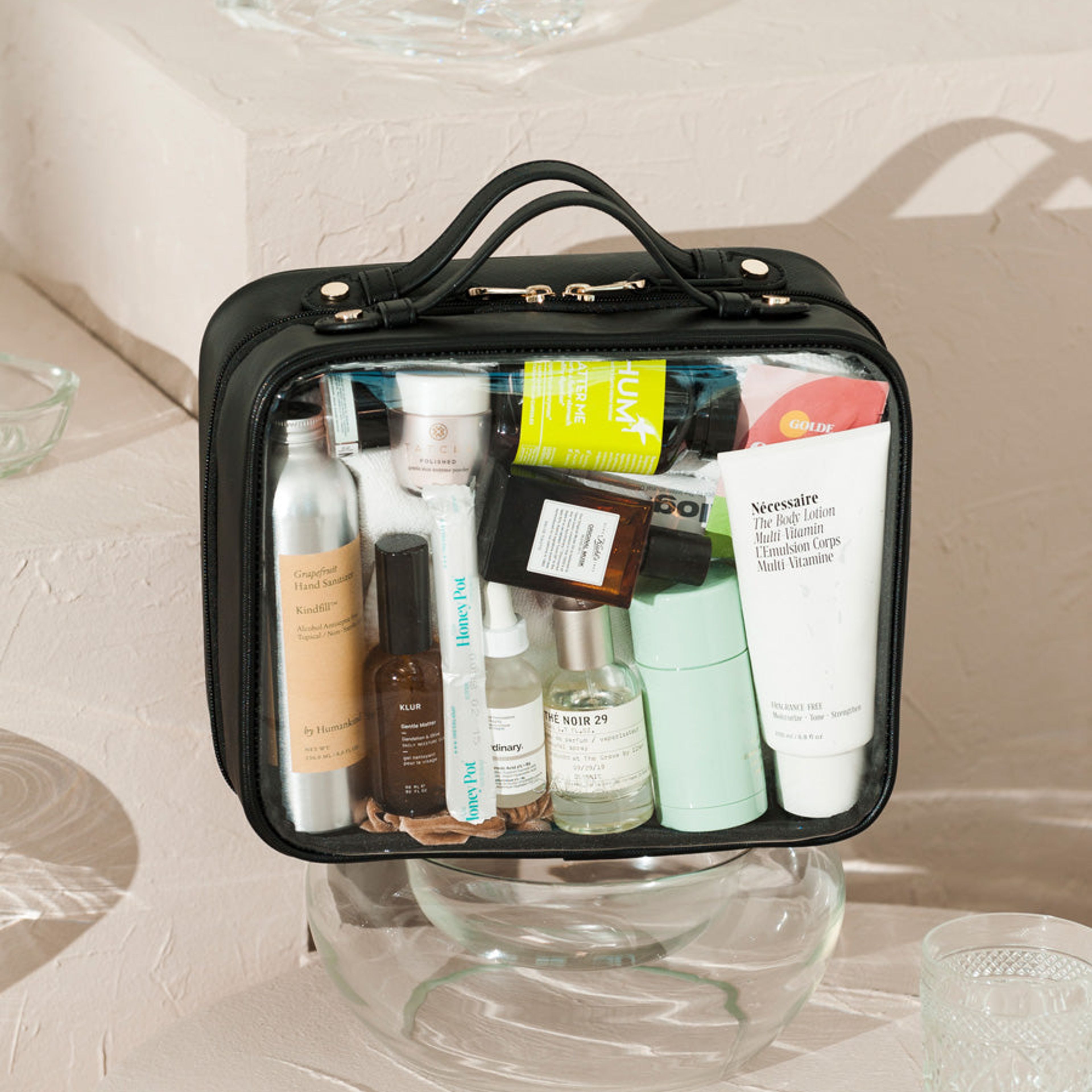 Large Clear Cosmetics Case