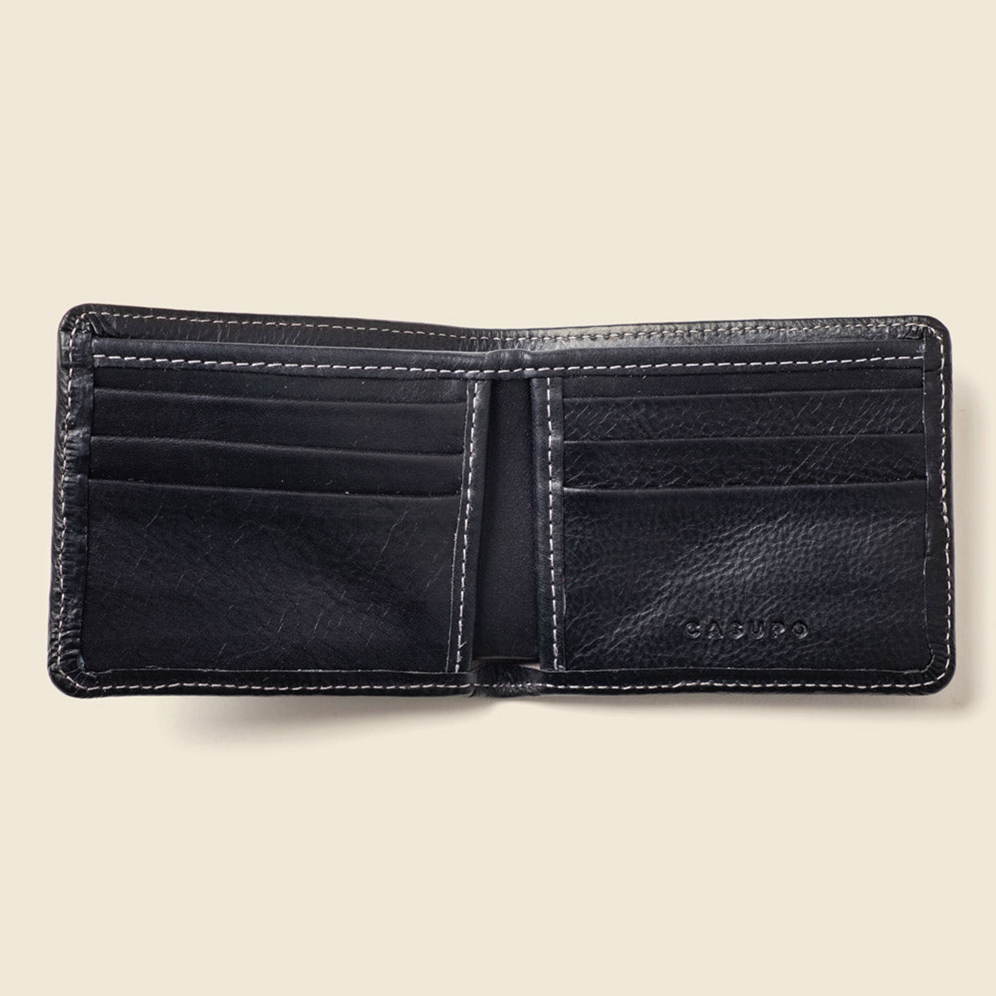 Large Billfold Wallet - Black