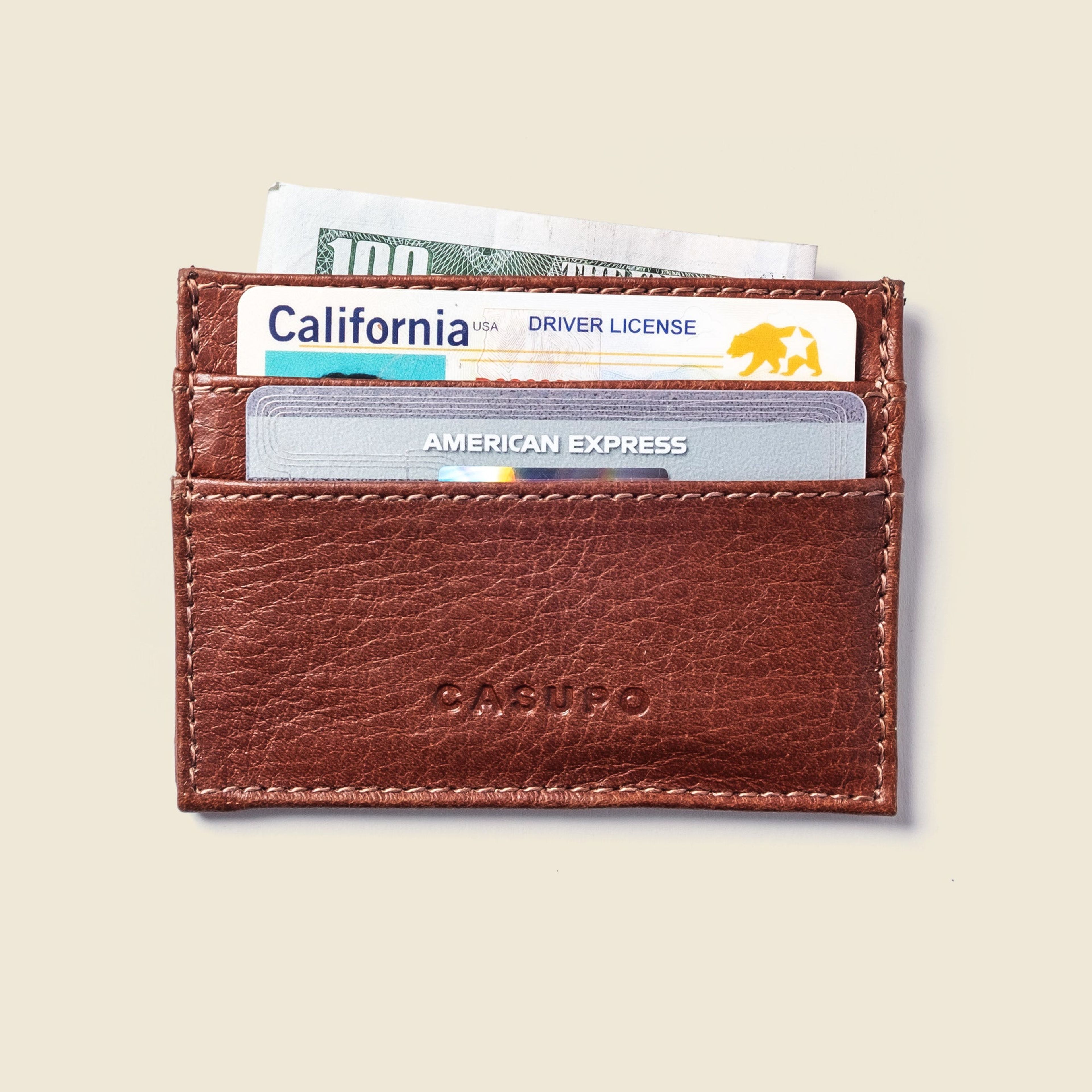 Slim Card Holder Wallet - Chocolate