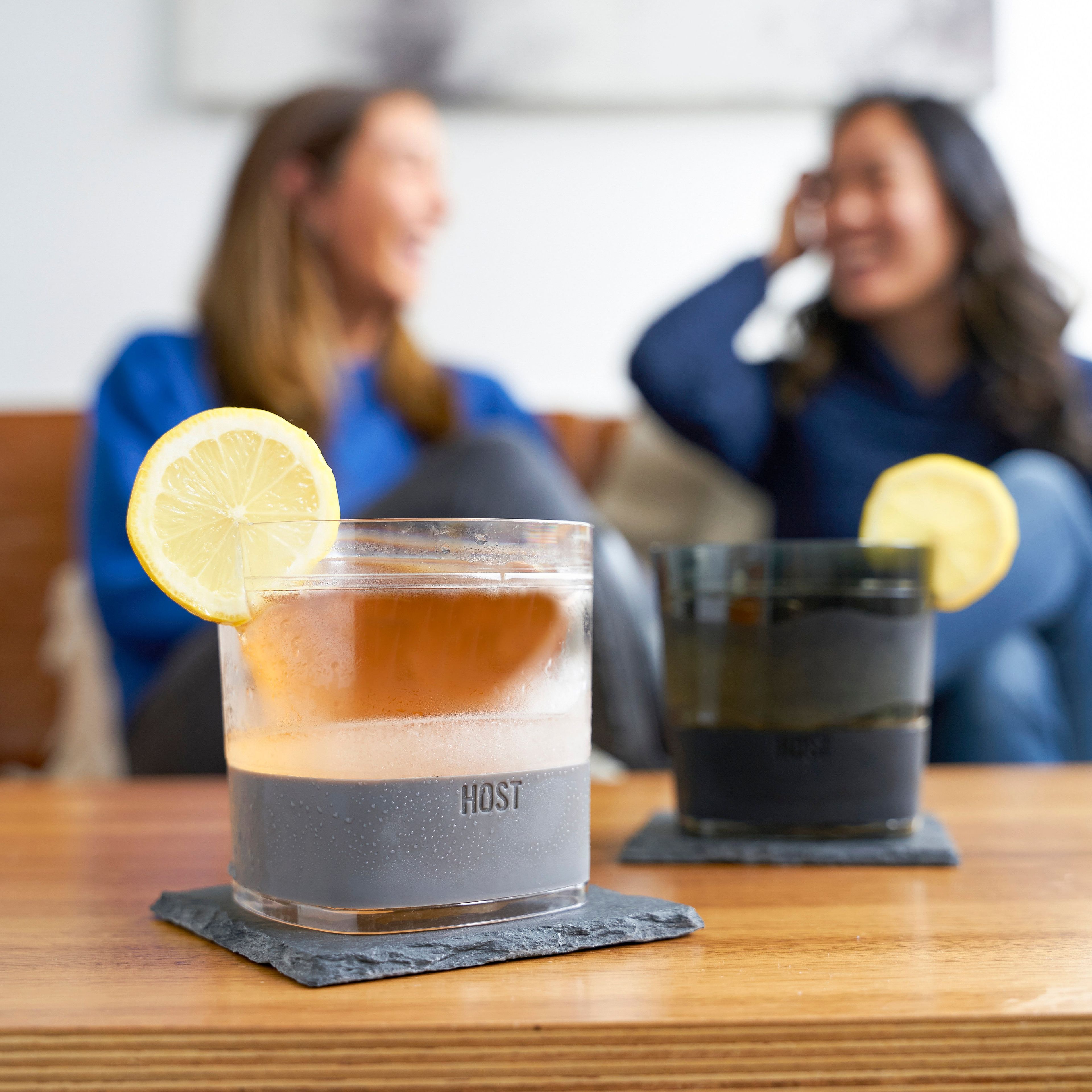 Whiskey FREEZE Cooling Cup in Grey, Set of 2