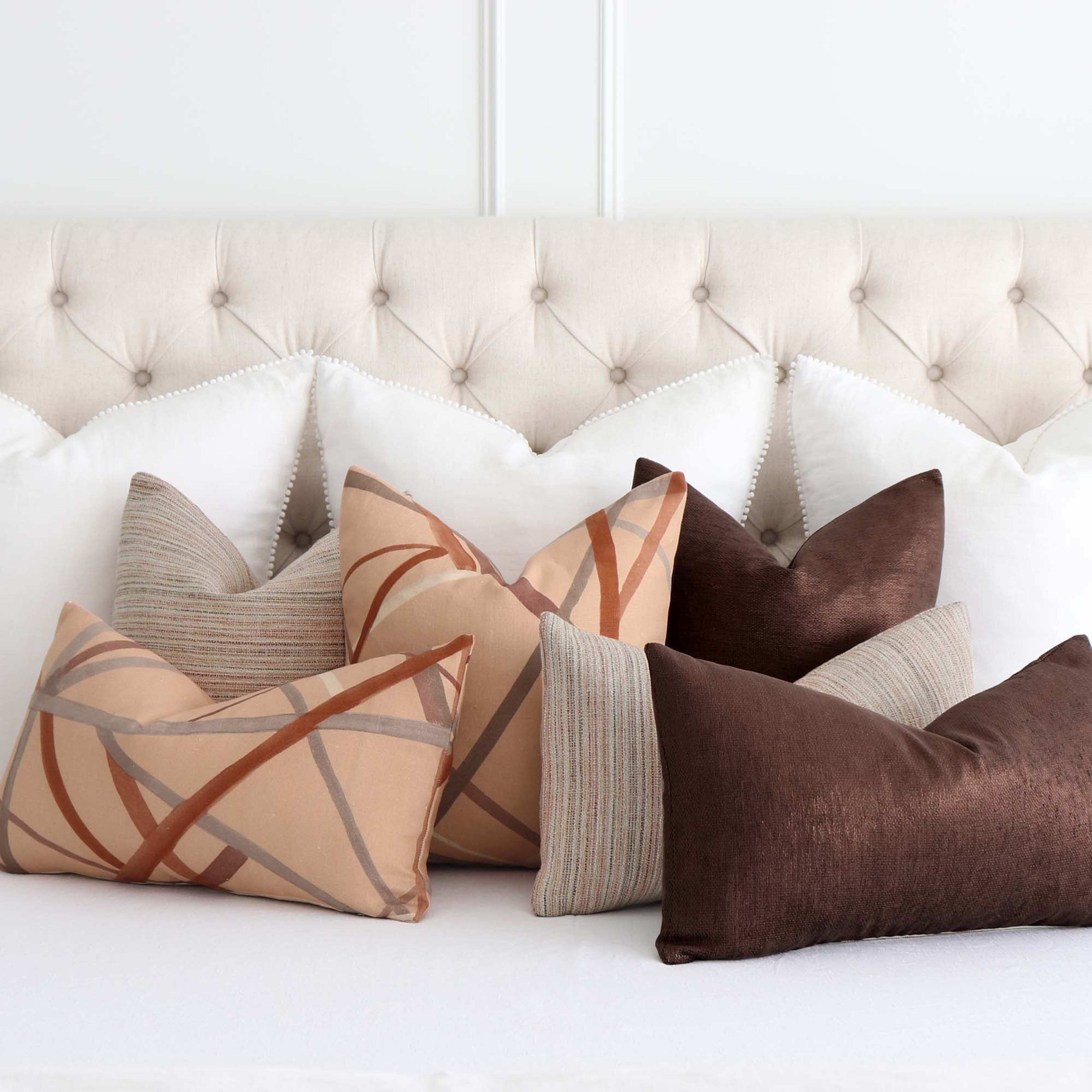 Formentera Blush Textured Pillow Cover