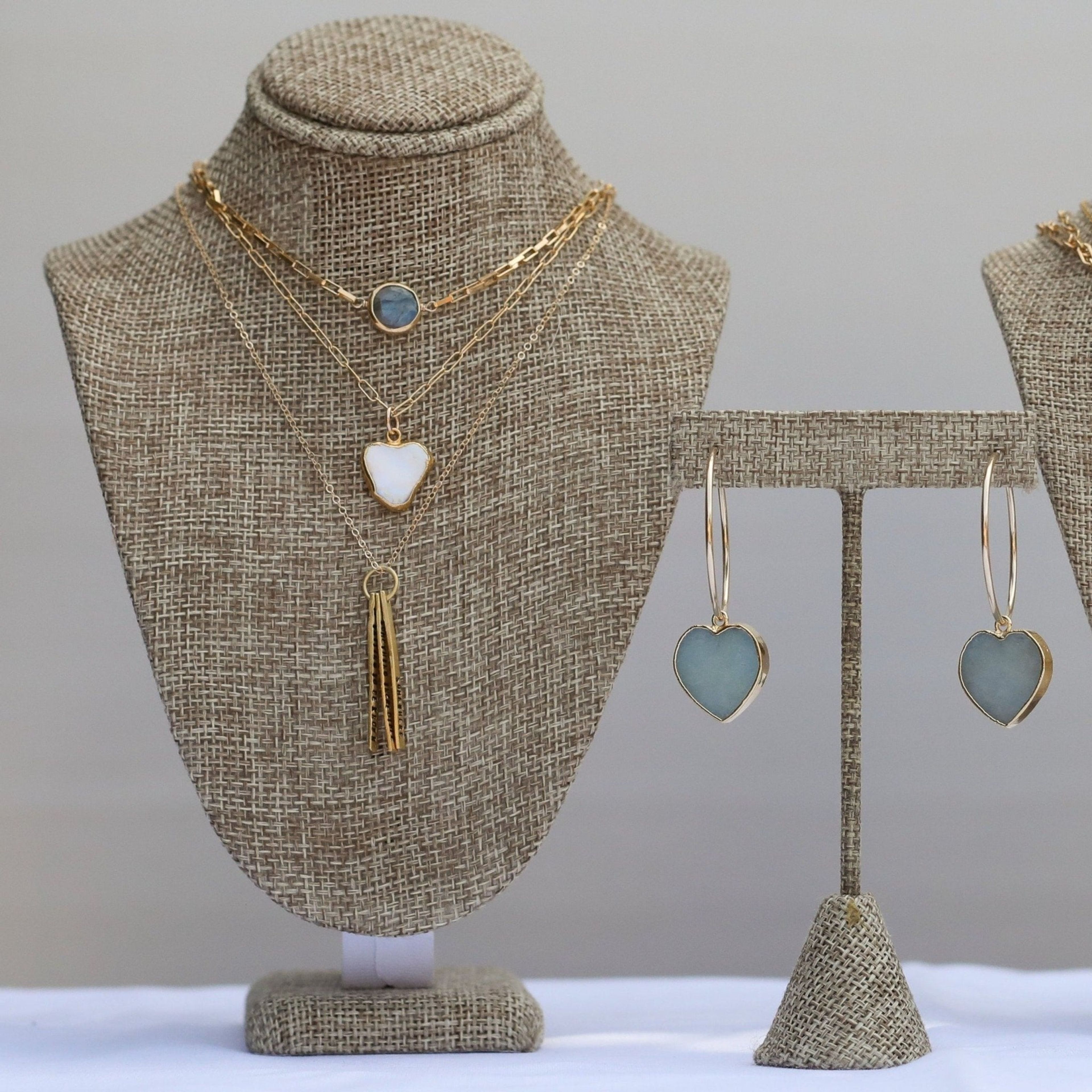 Pearl Heart Necklaces