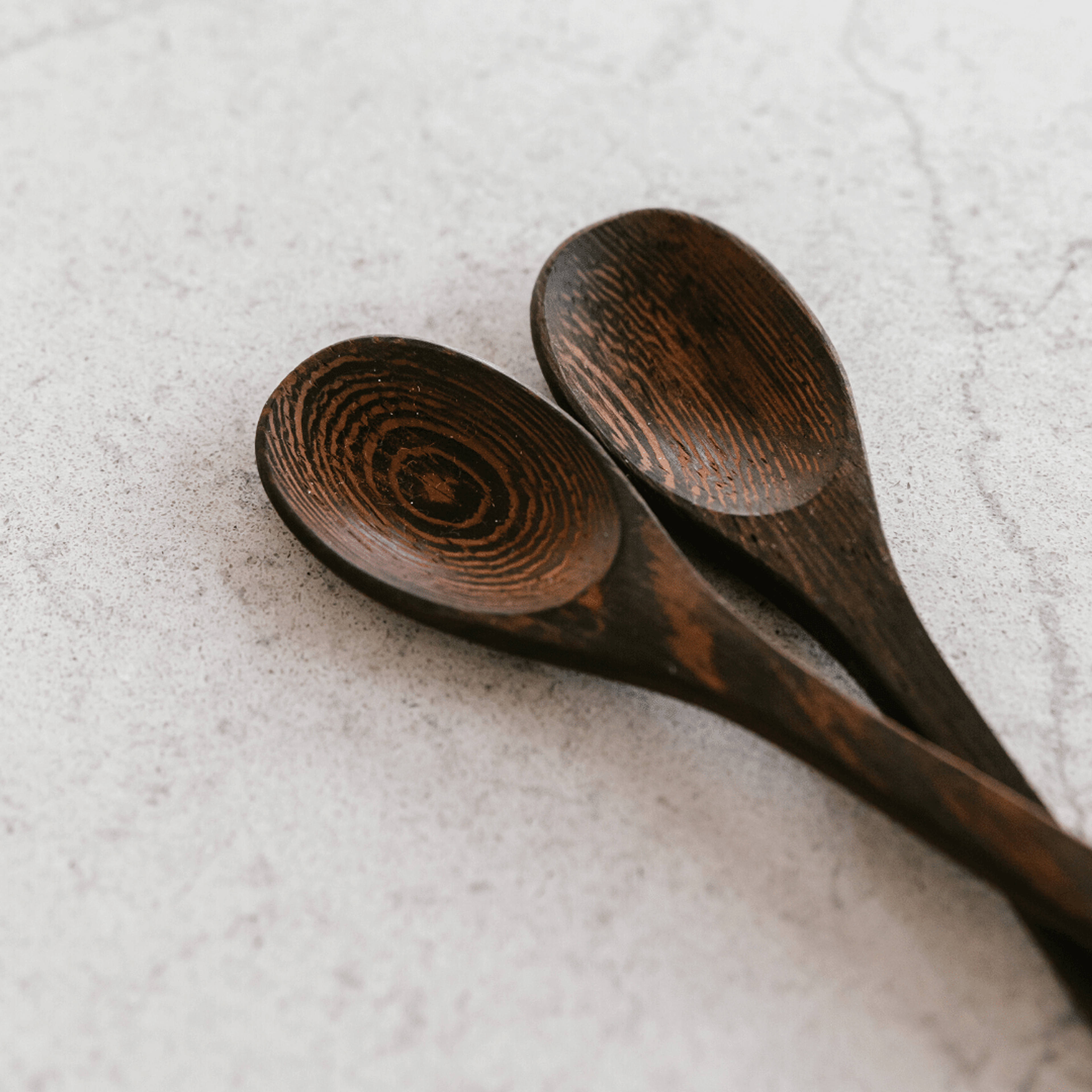 Wooden Buddha Spoons