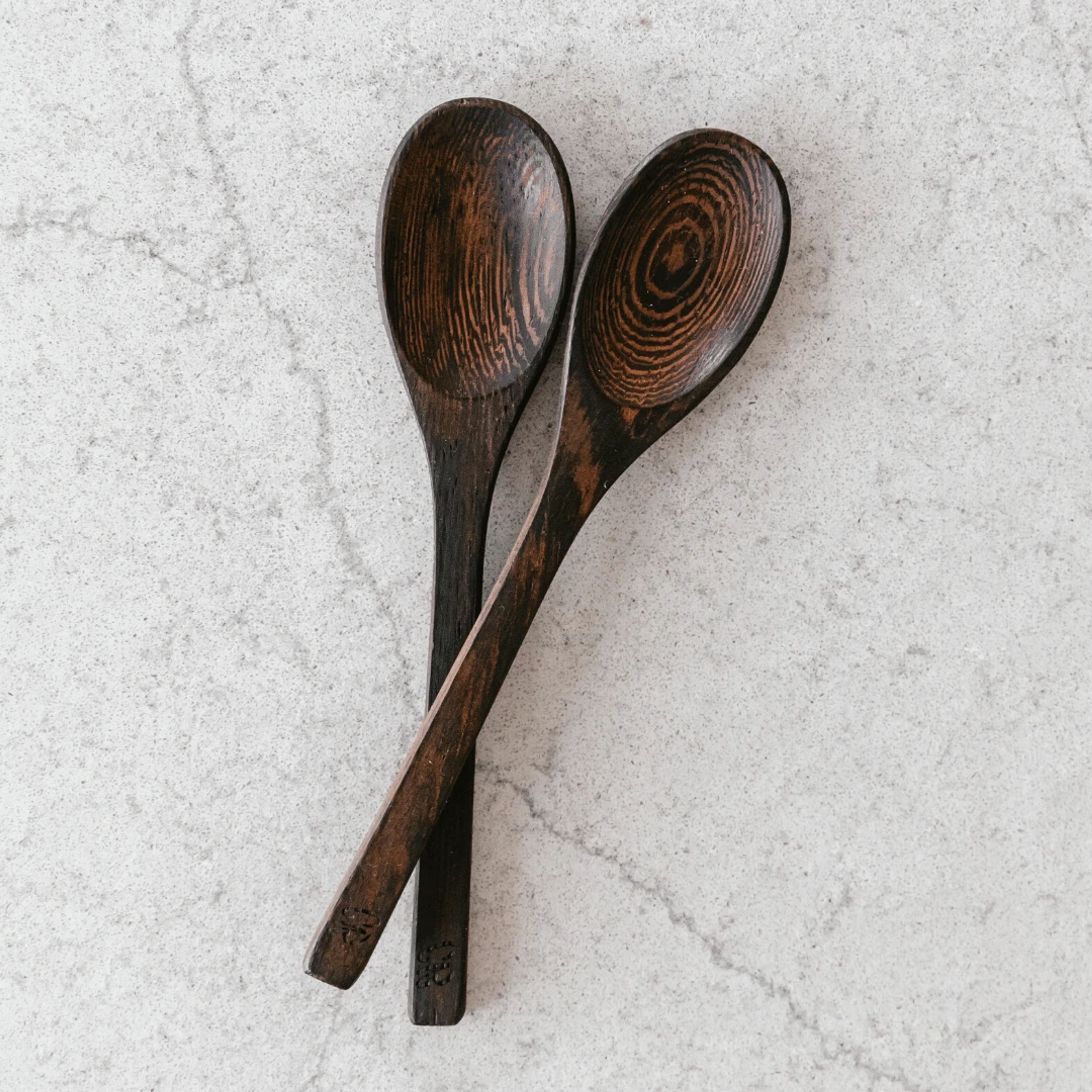 Wooden Buddha Spoons