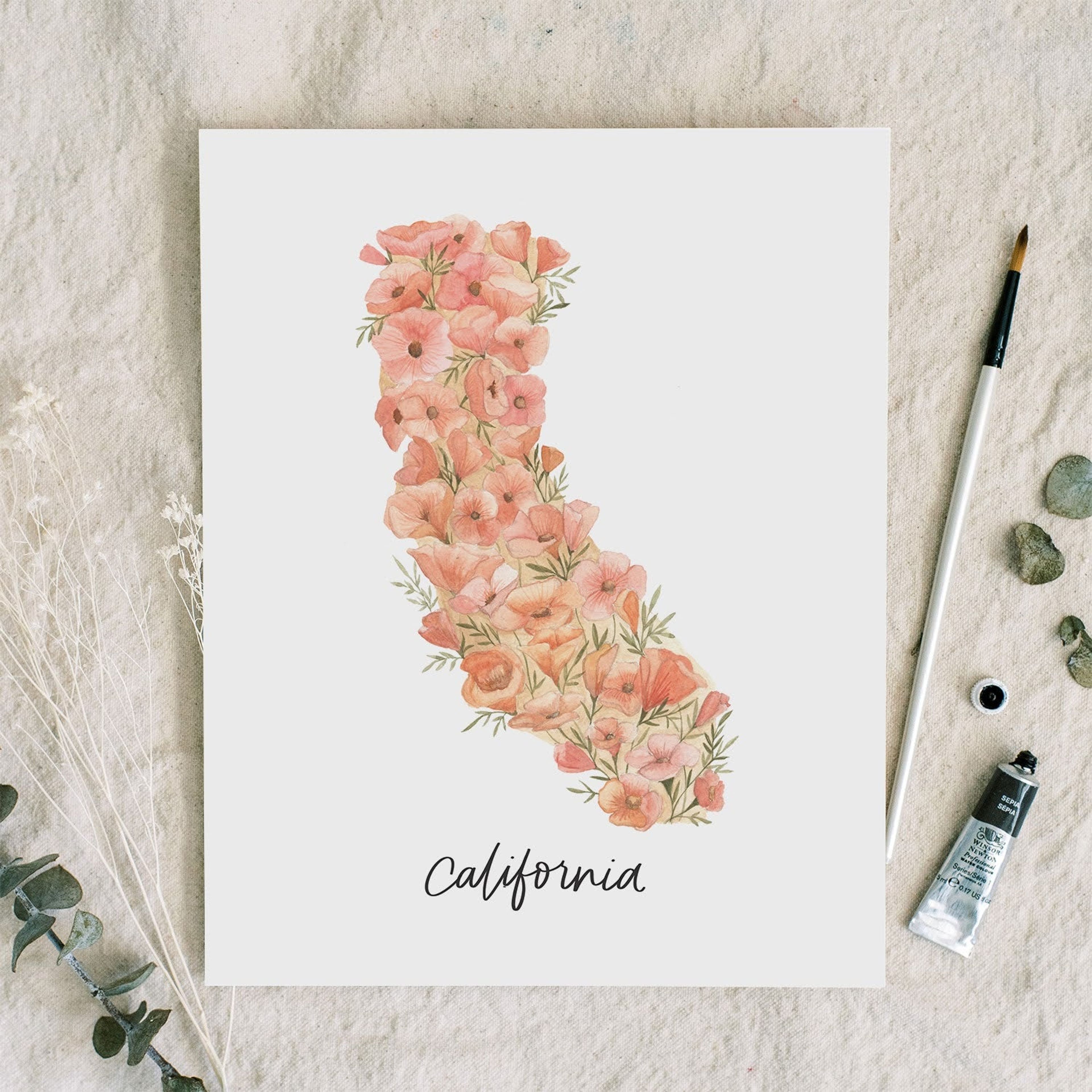 California Poppy | Art Print