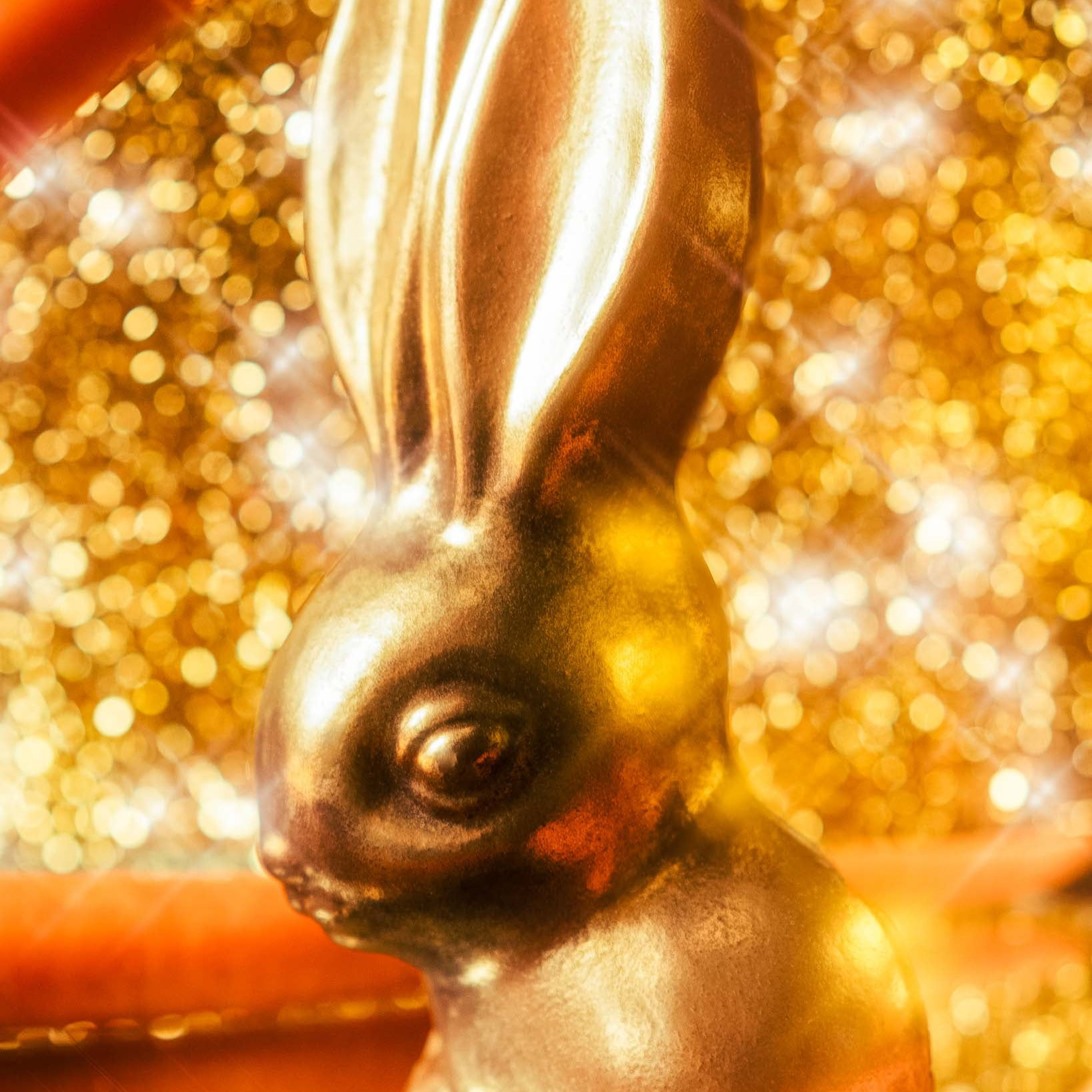 Big Eared 24 Karat Gold Easter Bunny