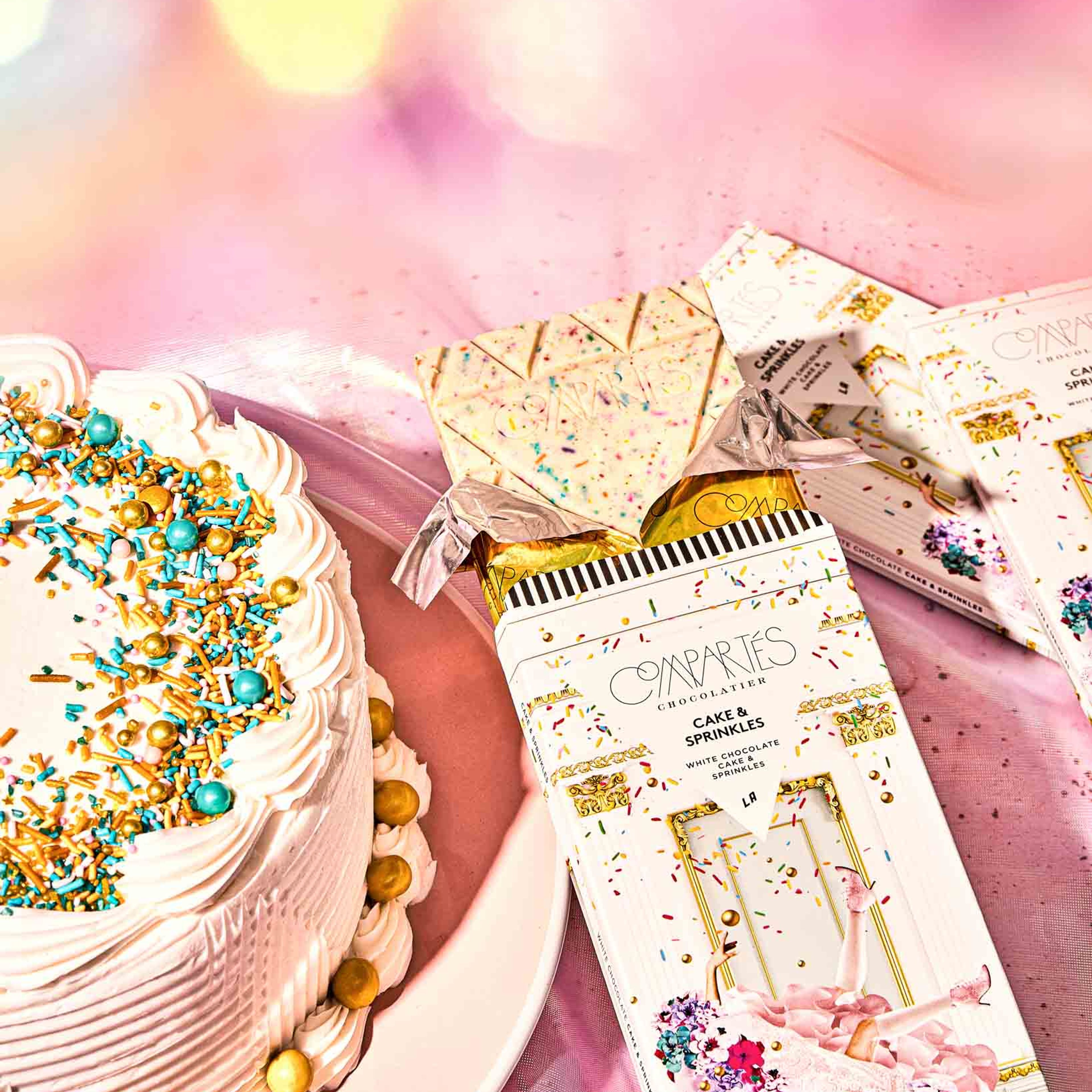 Cake and Sprinkles Luxury Chocolate Bar