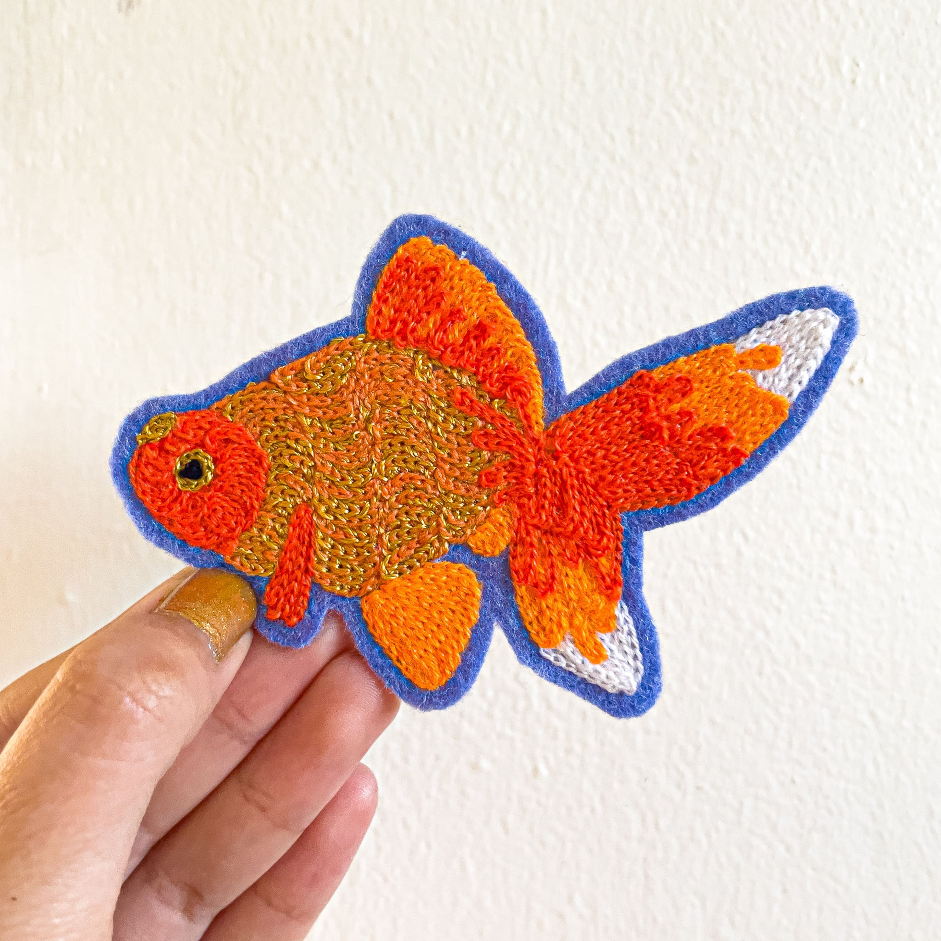 Goldfish - Chainstitch Patch