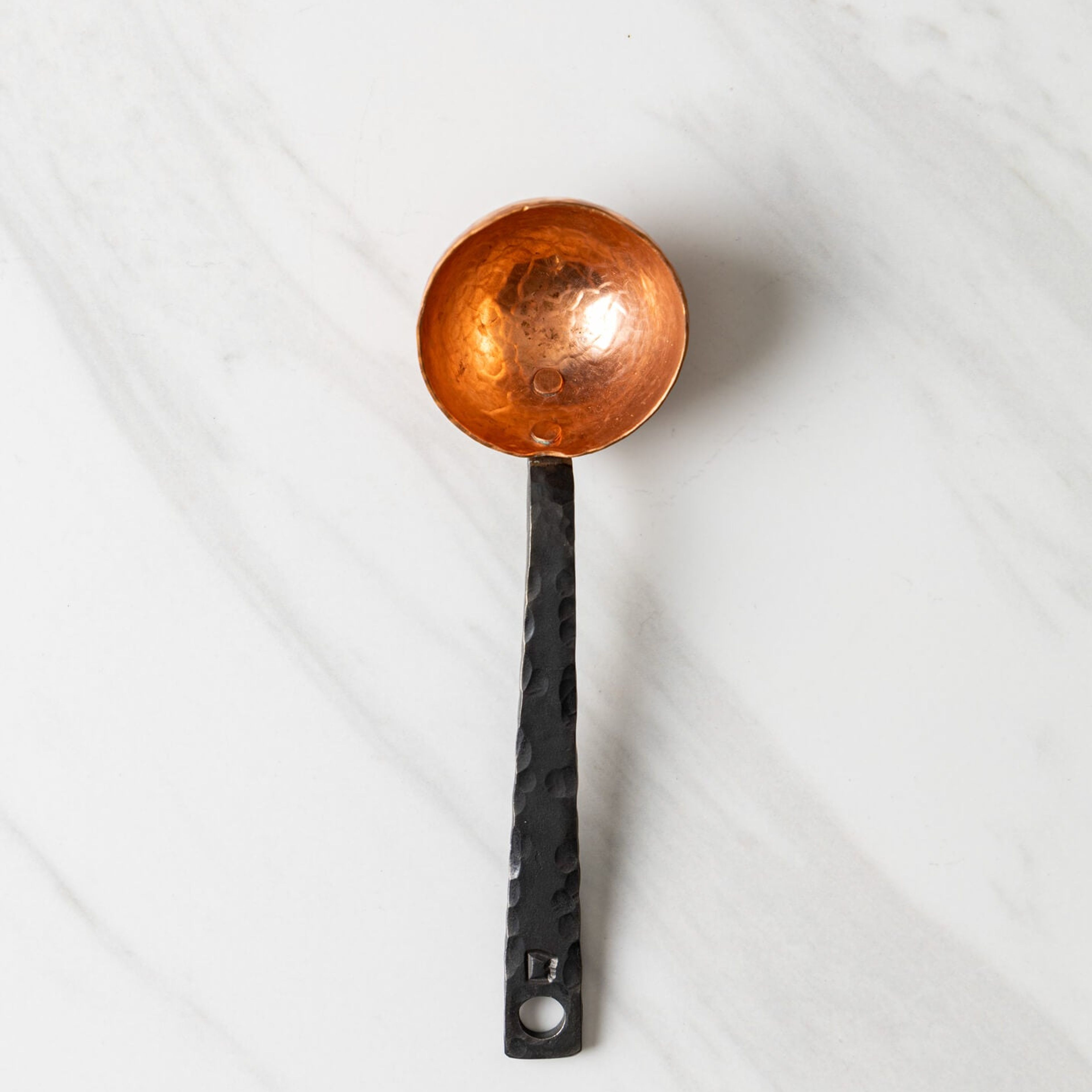 "Classic" Copper & Stainless Coffee Scoop - Hand Forged