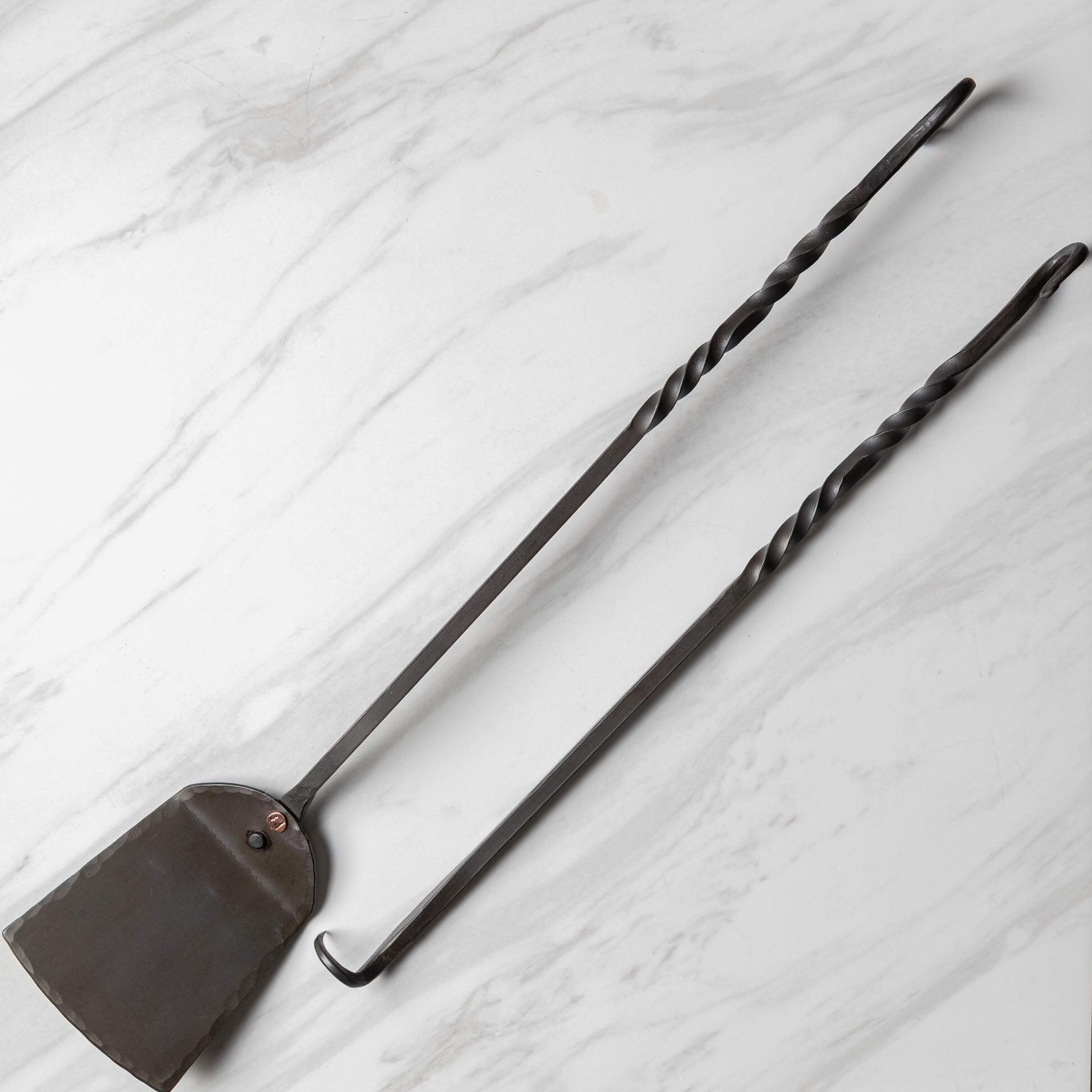 Grill Master Spatula and Steak Flipper Set - Hand Forged