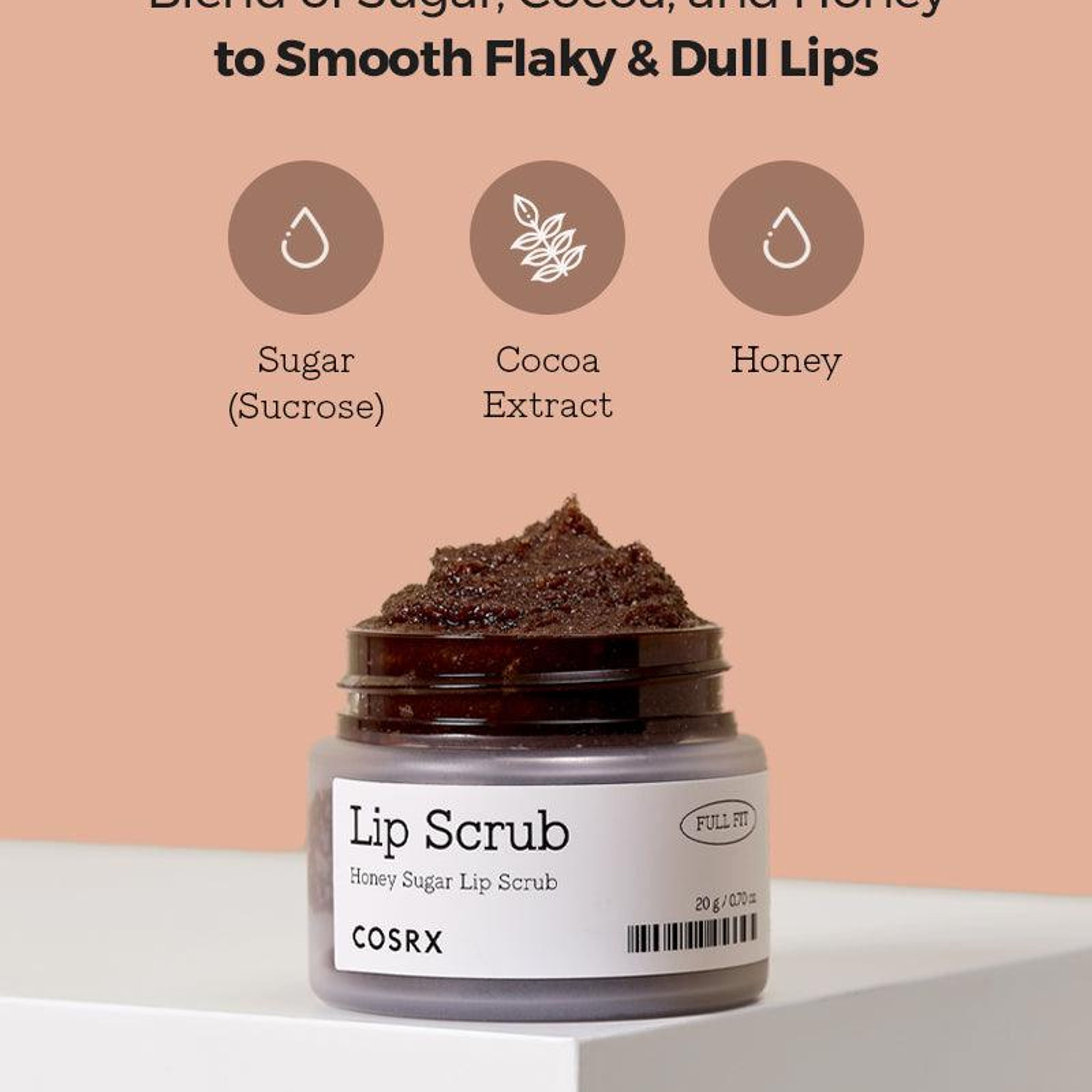 Lip Scrub - Full Fit Honey Sugar Lip Scrub